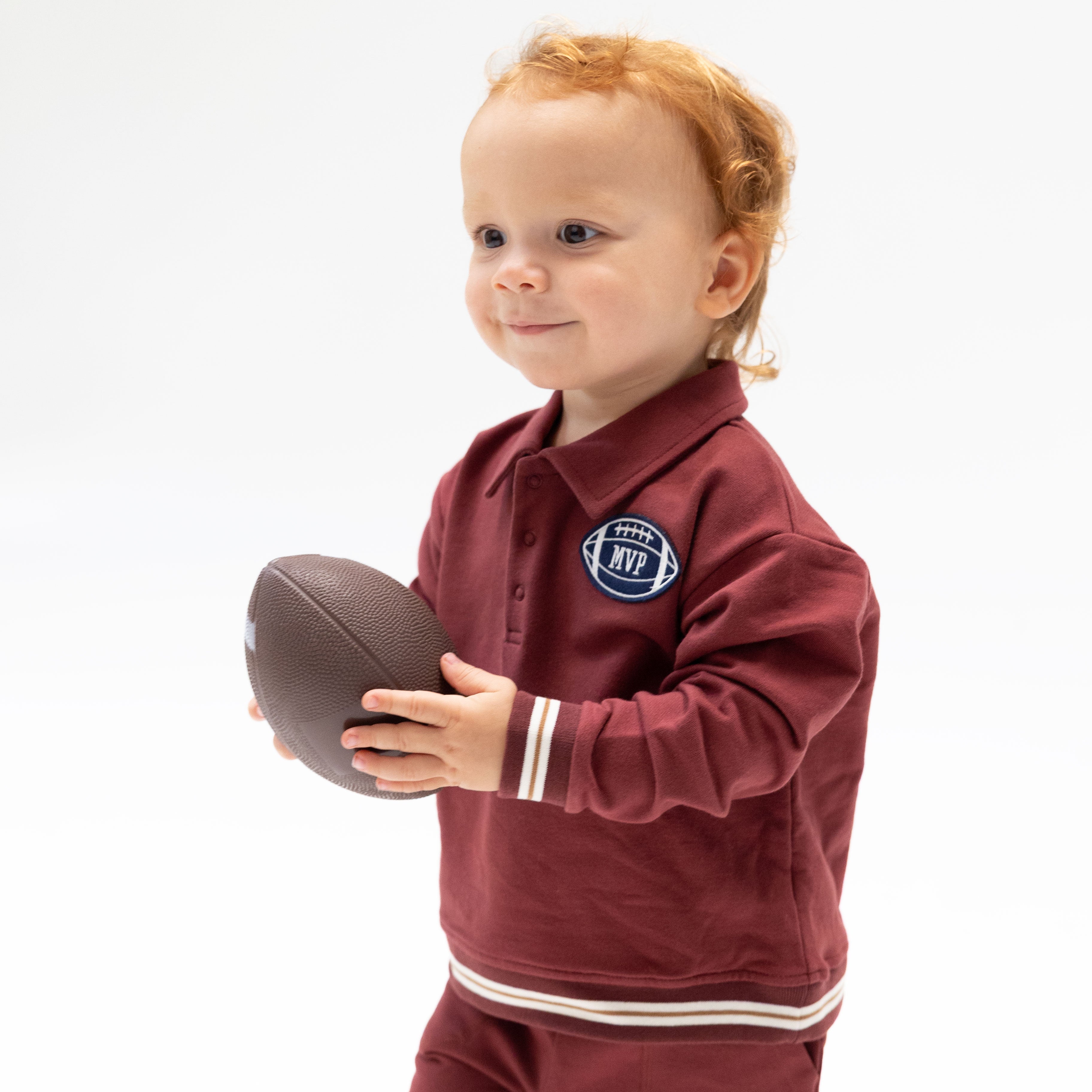 Varsity French Terry - Polo Sweatshirt
