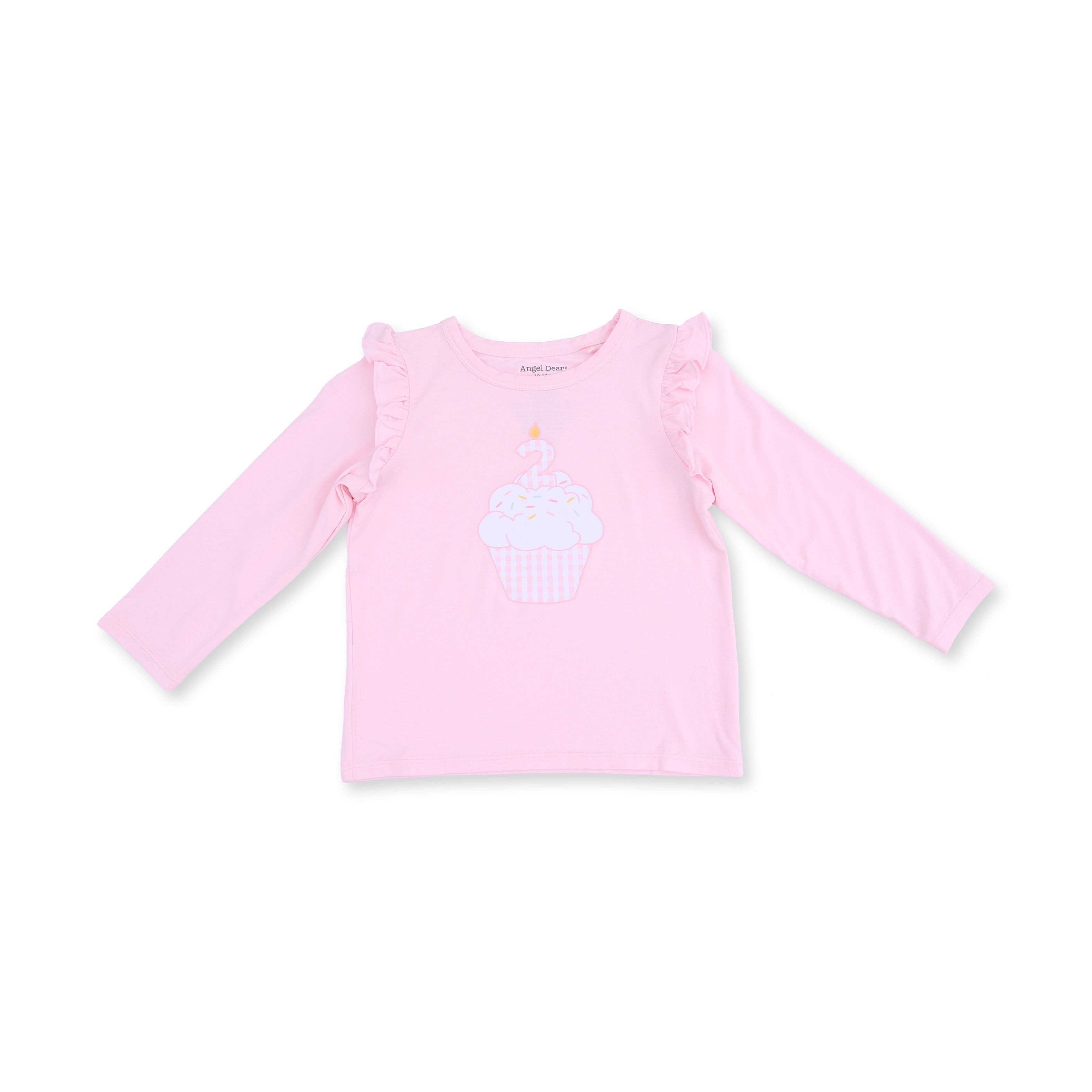 Birthday - 2nd Birthday Long Sleeve Ruffle Shirt