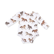 Wild Horses - Long Sleeve Bodysuit