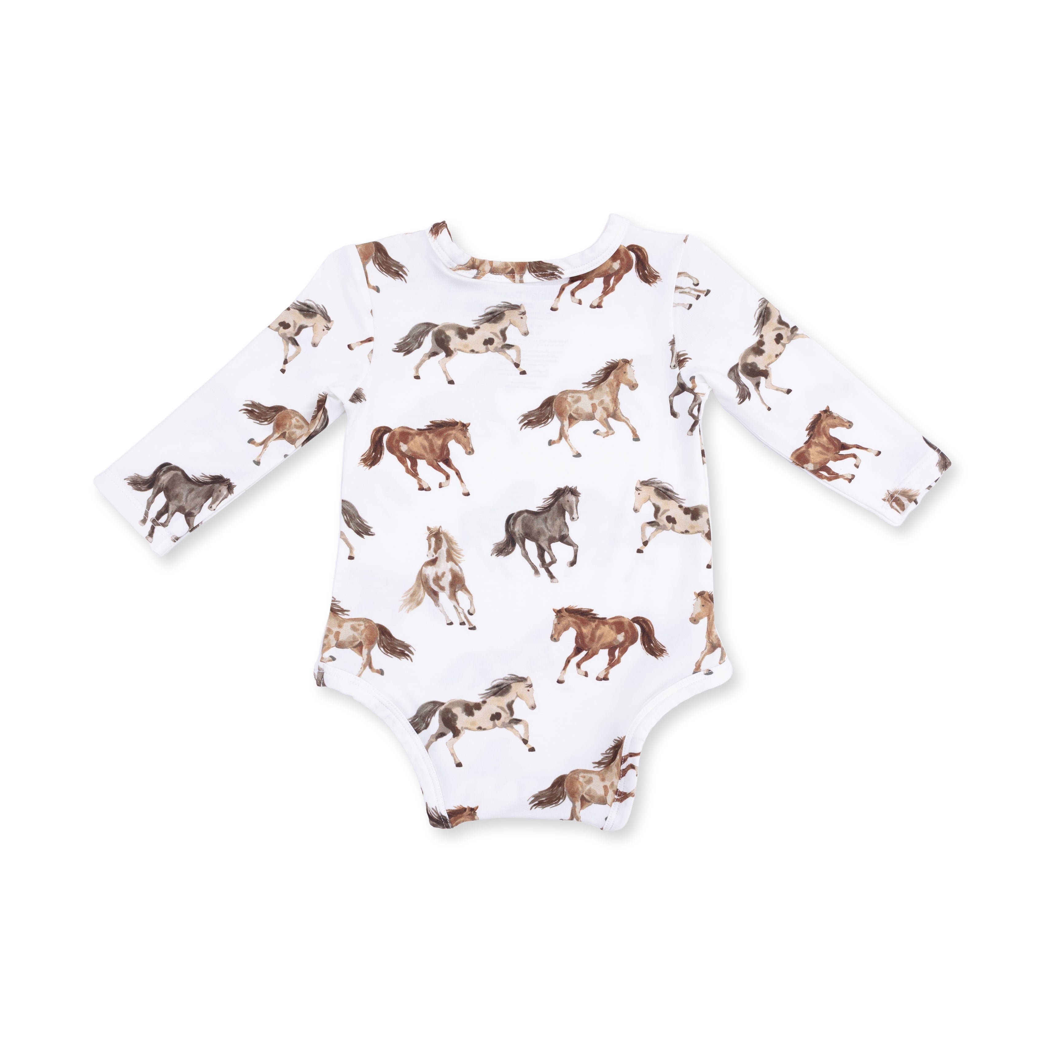 Wild Horses - Long Sleeve Bodysuit