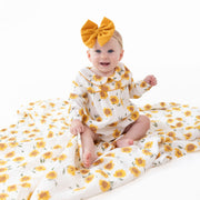 Baby Sunflower - Swaddle Blanket