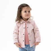 Solid Veiled Pink - Cord Sh-acket