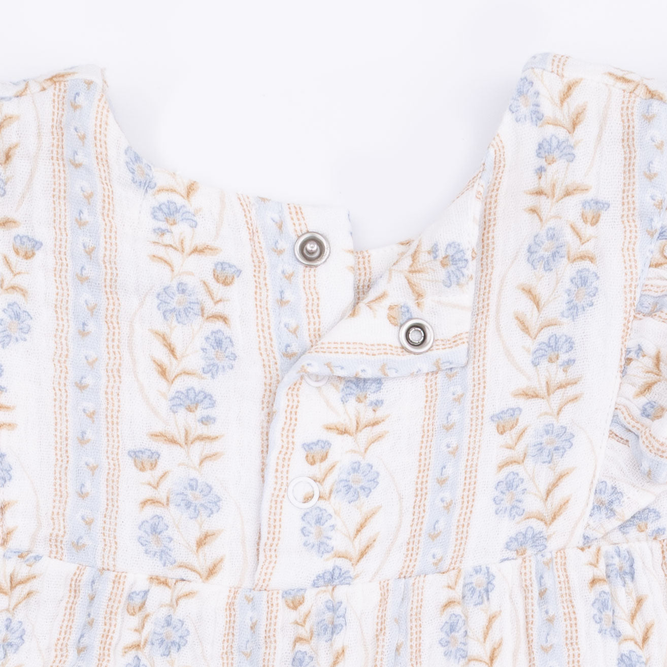 Catarina Floral - Long Sleeve Ruffle Tunic and Smocked Waist Pant
