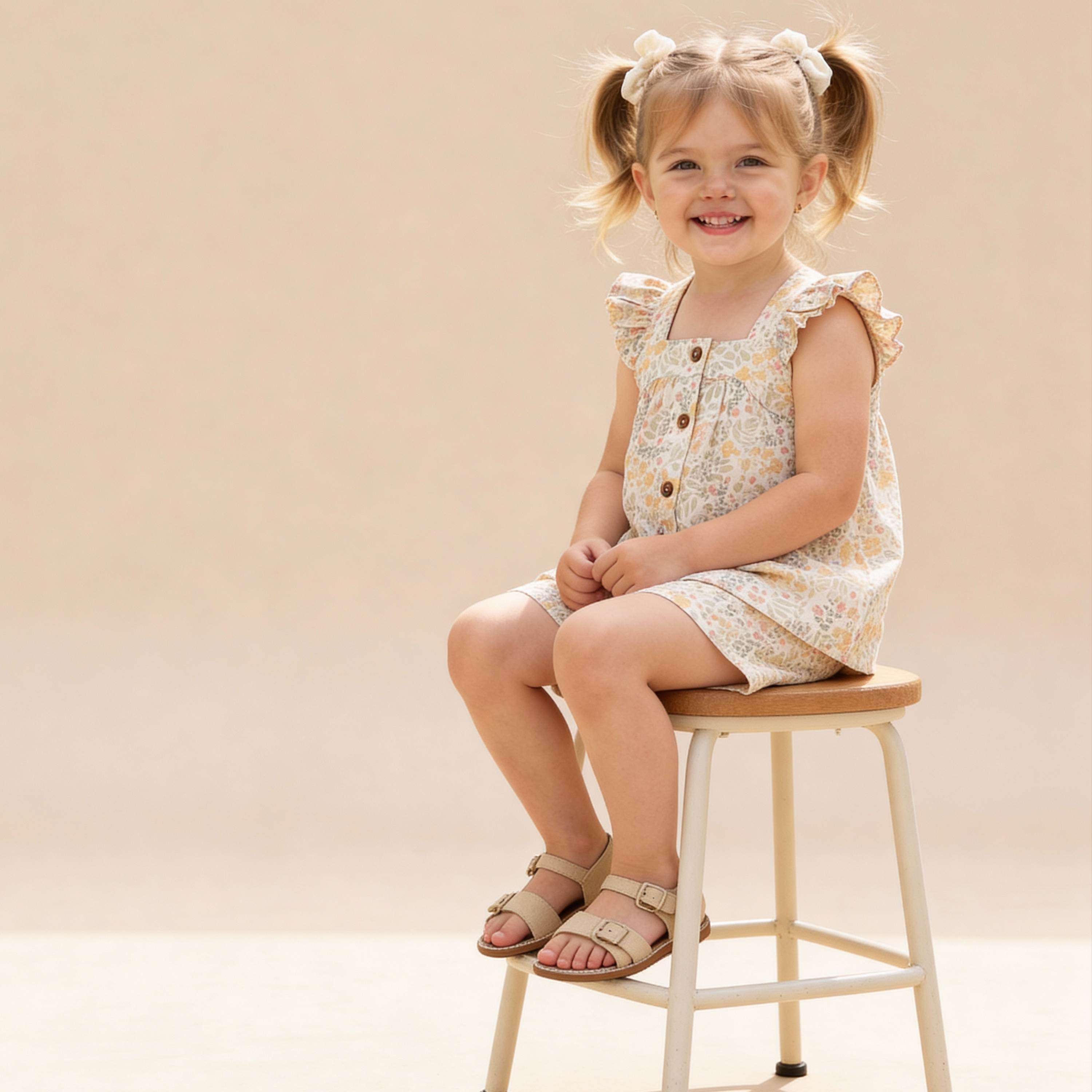 Organic Flutter Top & Shorts Set - Bloomfield