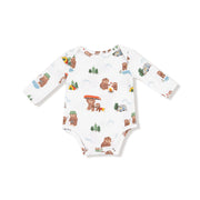 Bigfoot Camping - Lap Shoulder Bodysuit