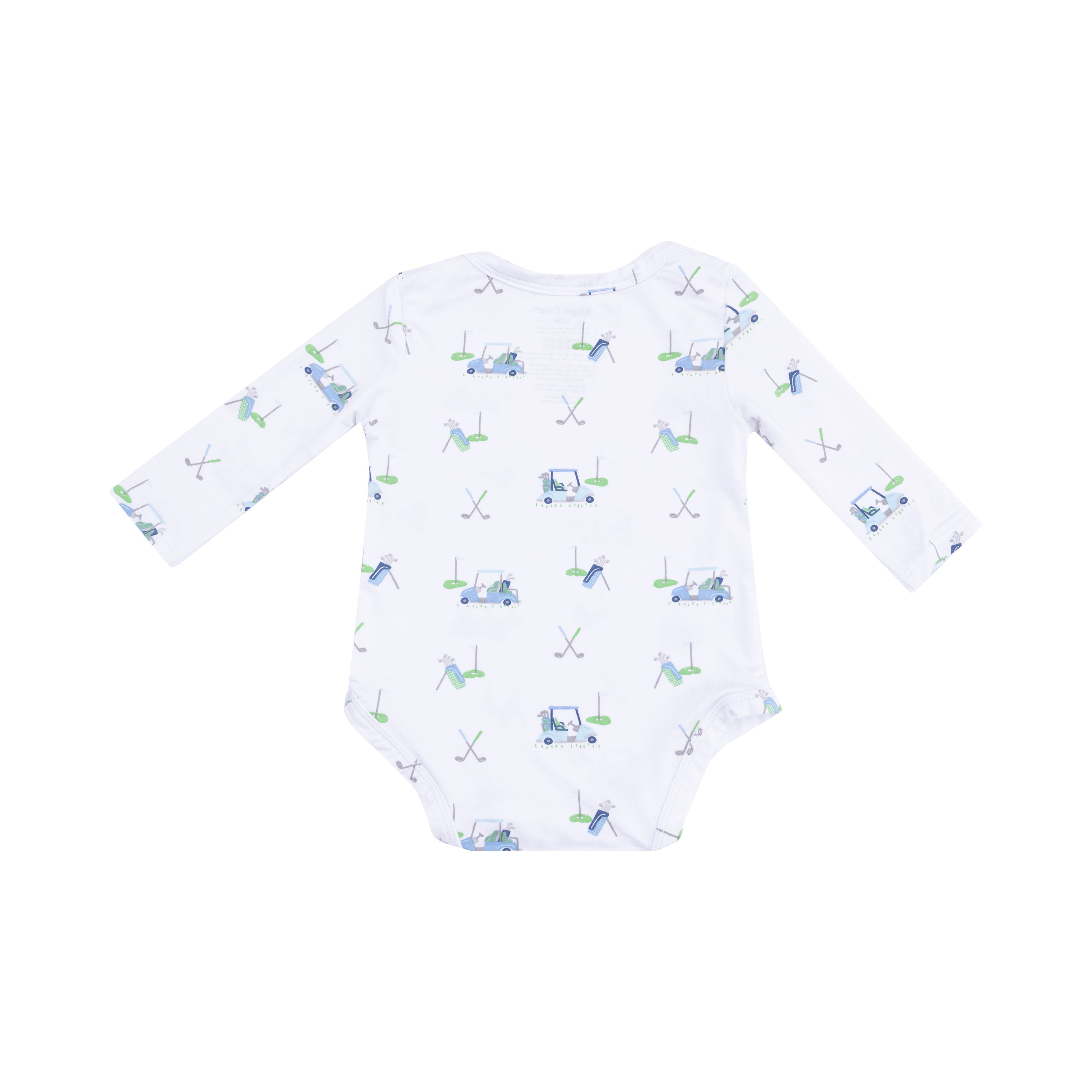 Baby Golf Carts - Blue - Lap Shoulder Bodysuit