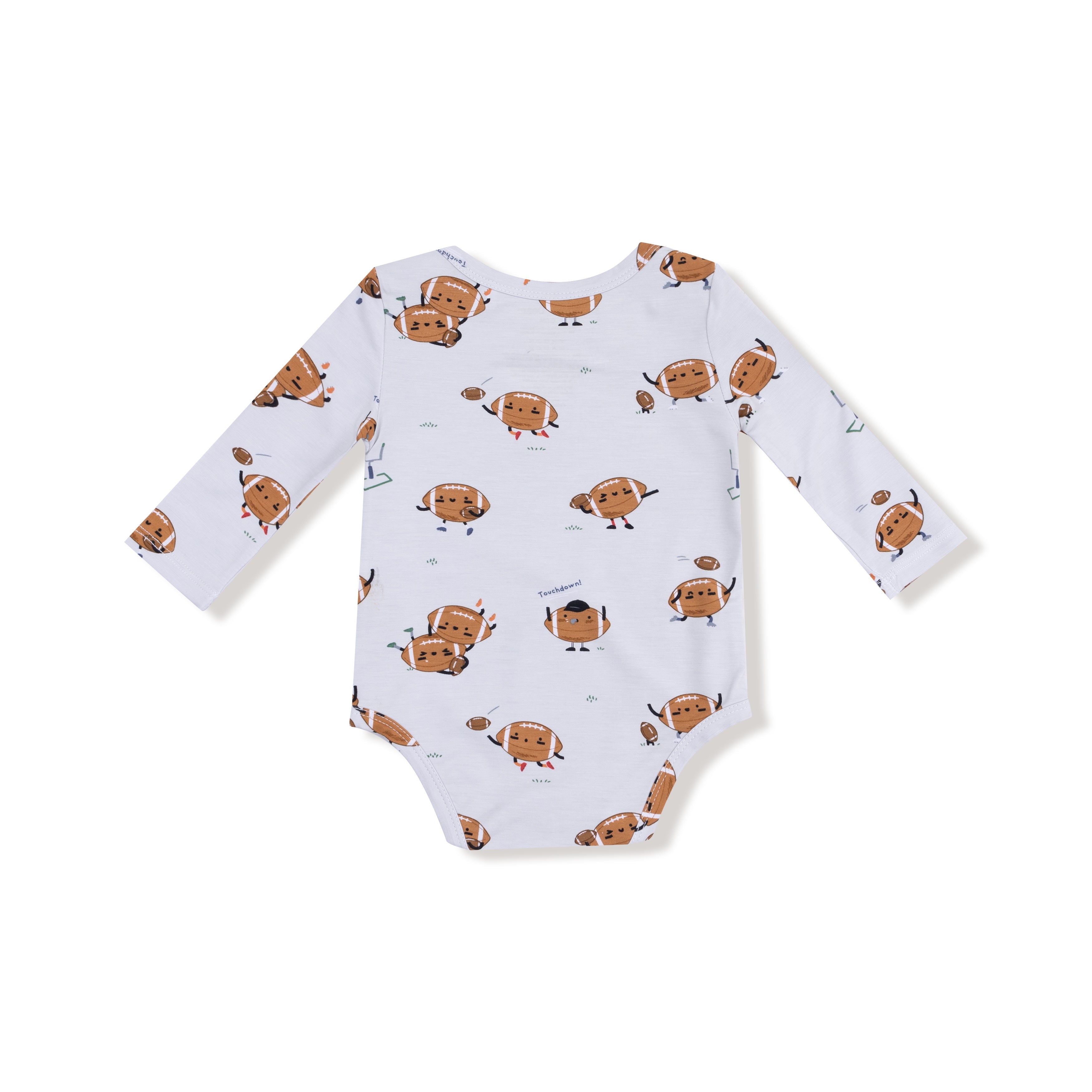 Footballs Playing Football - Lap Shoulder Bodysuit