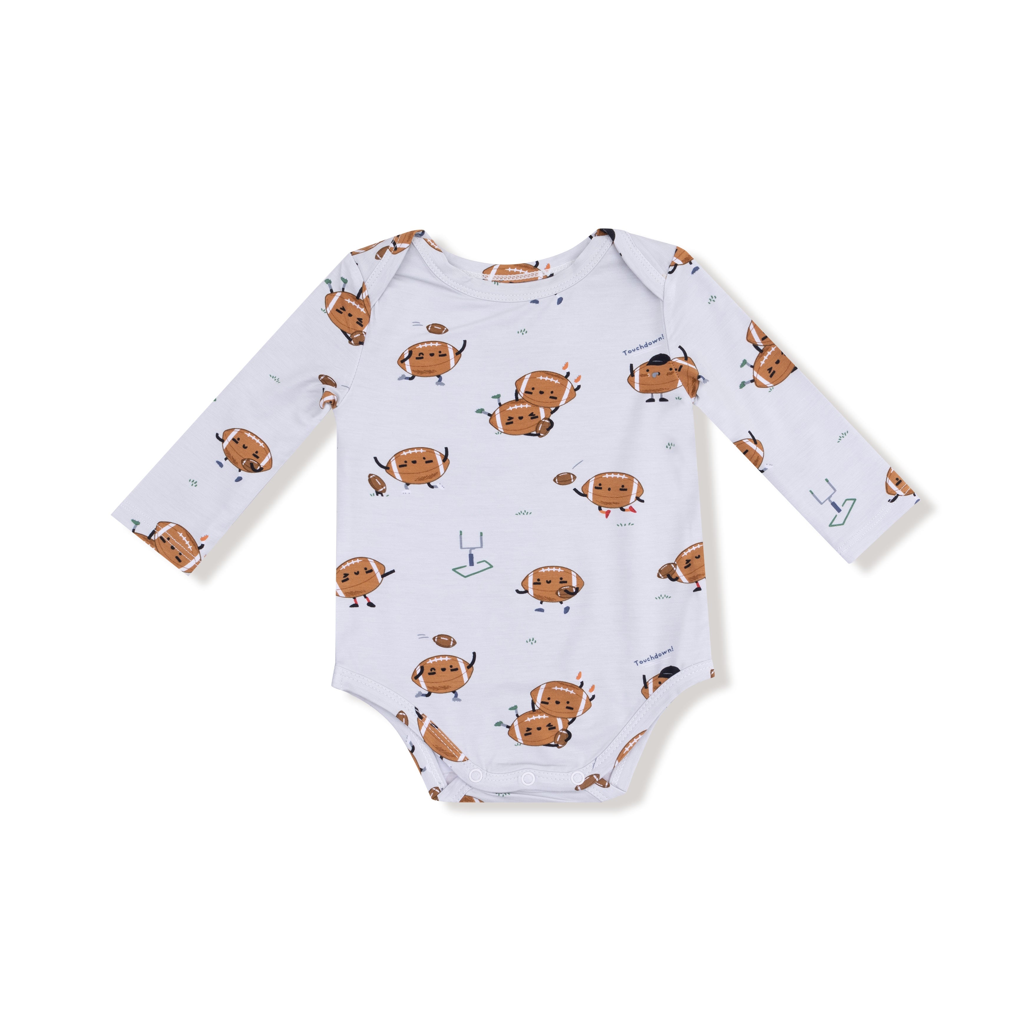 Footballs Playing Football - Lap Shoulder Bodysuit