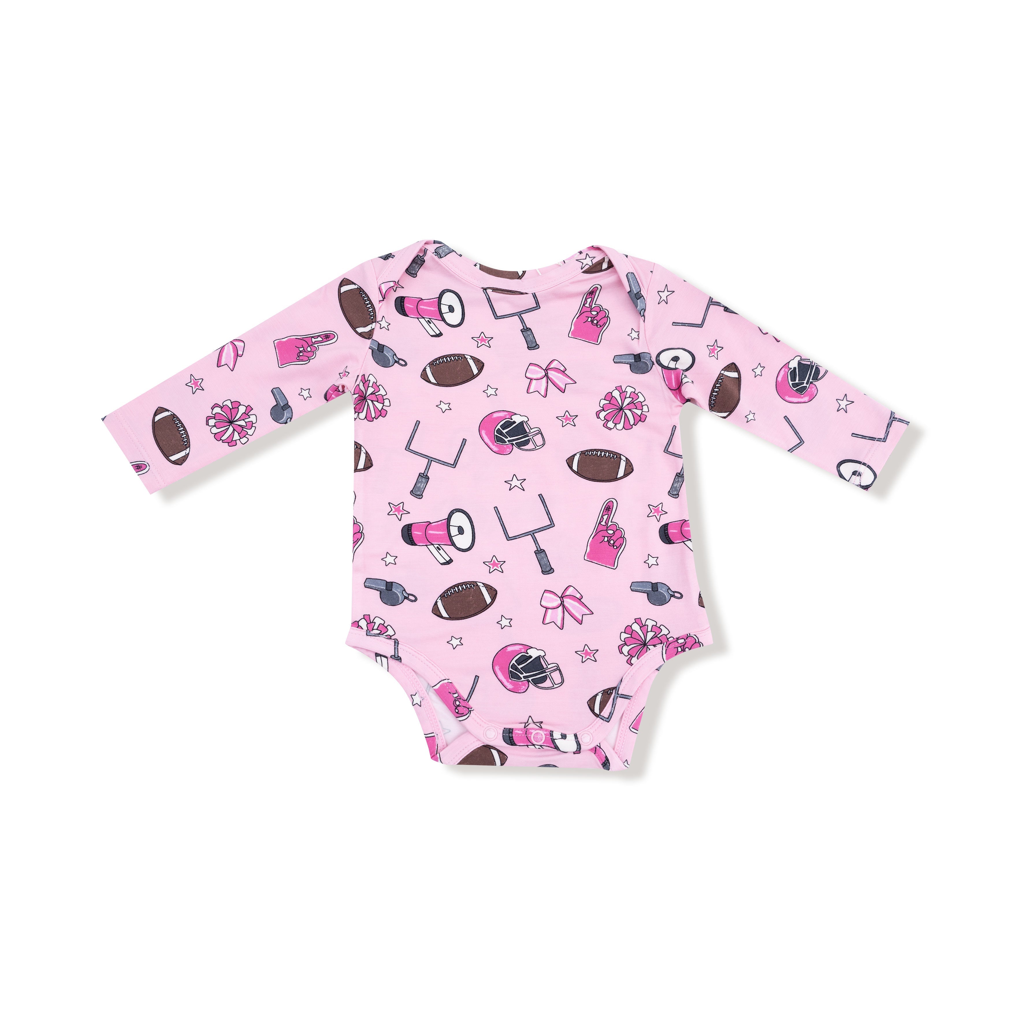 Game Day - Pink - Lap Shoulder Bodysuit