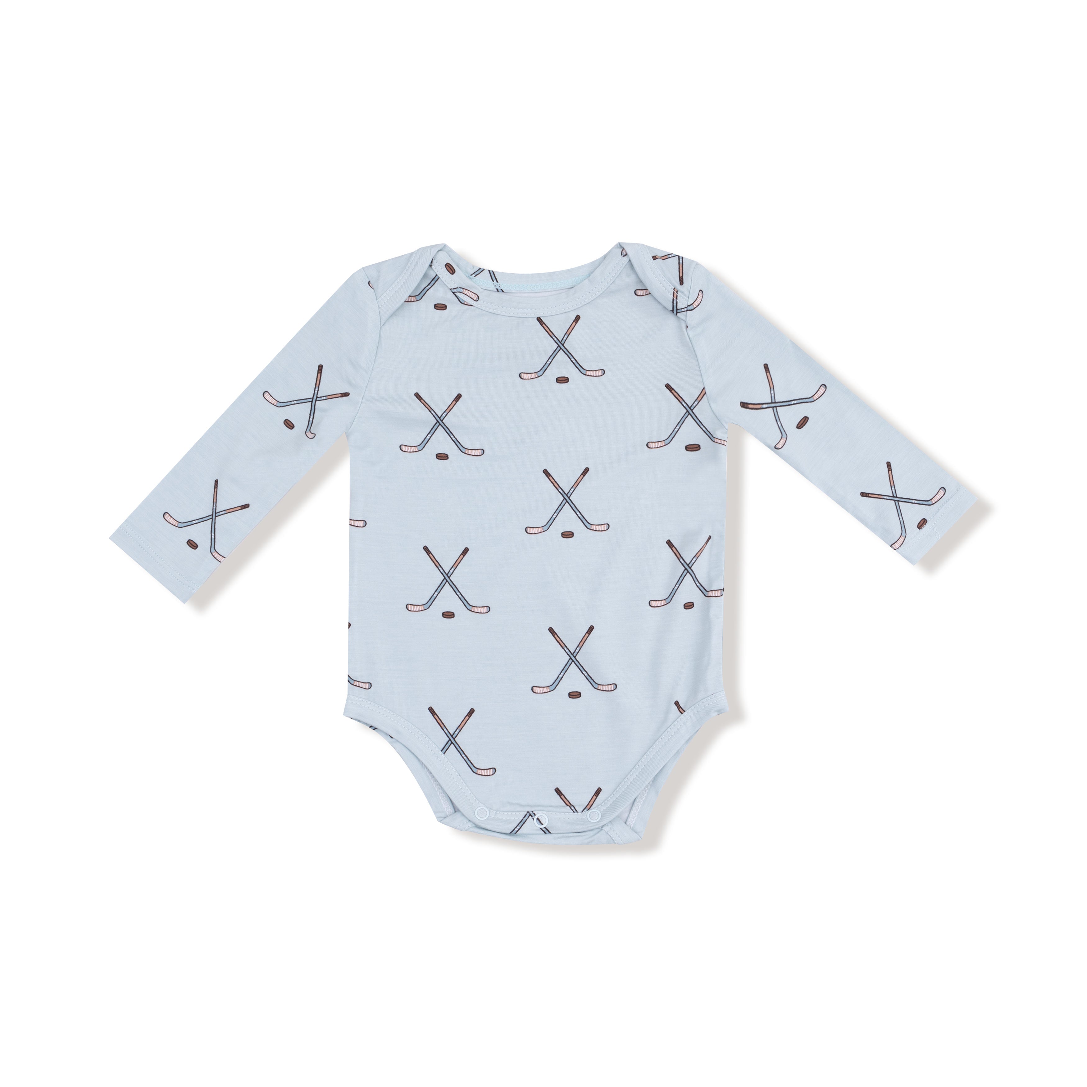 Hockey - Stone Blue - Lap Shoulder Bodysuit
