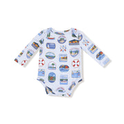Lake Stickers - Lap Shoulder Bodysuit
