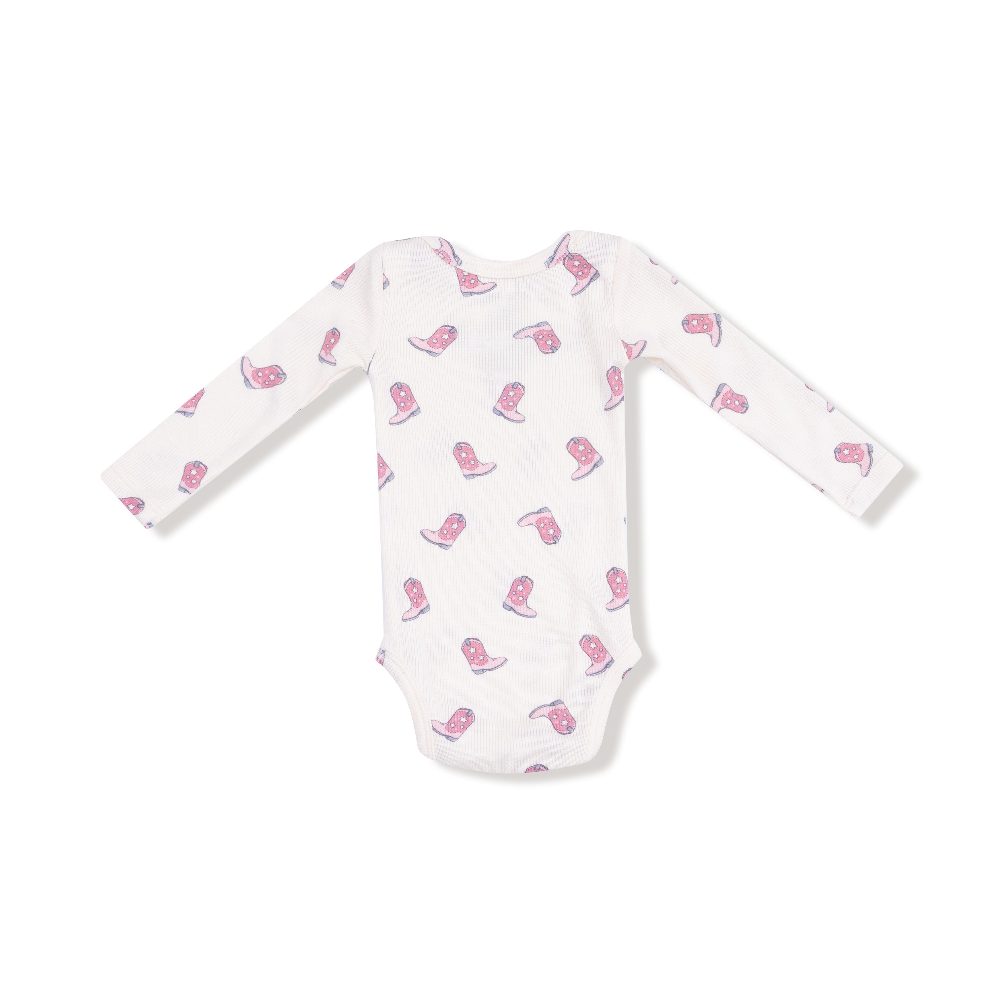 Petite Cowgirl Boots - Lap Shoulder Bodysuit
