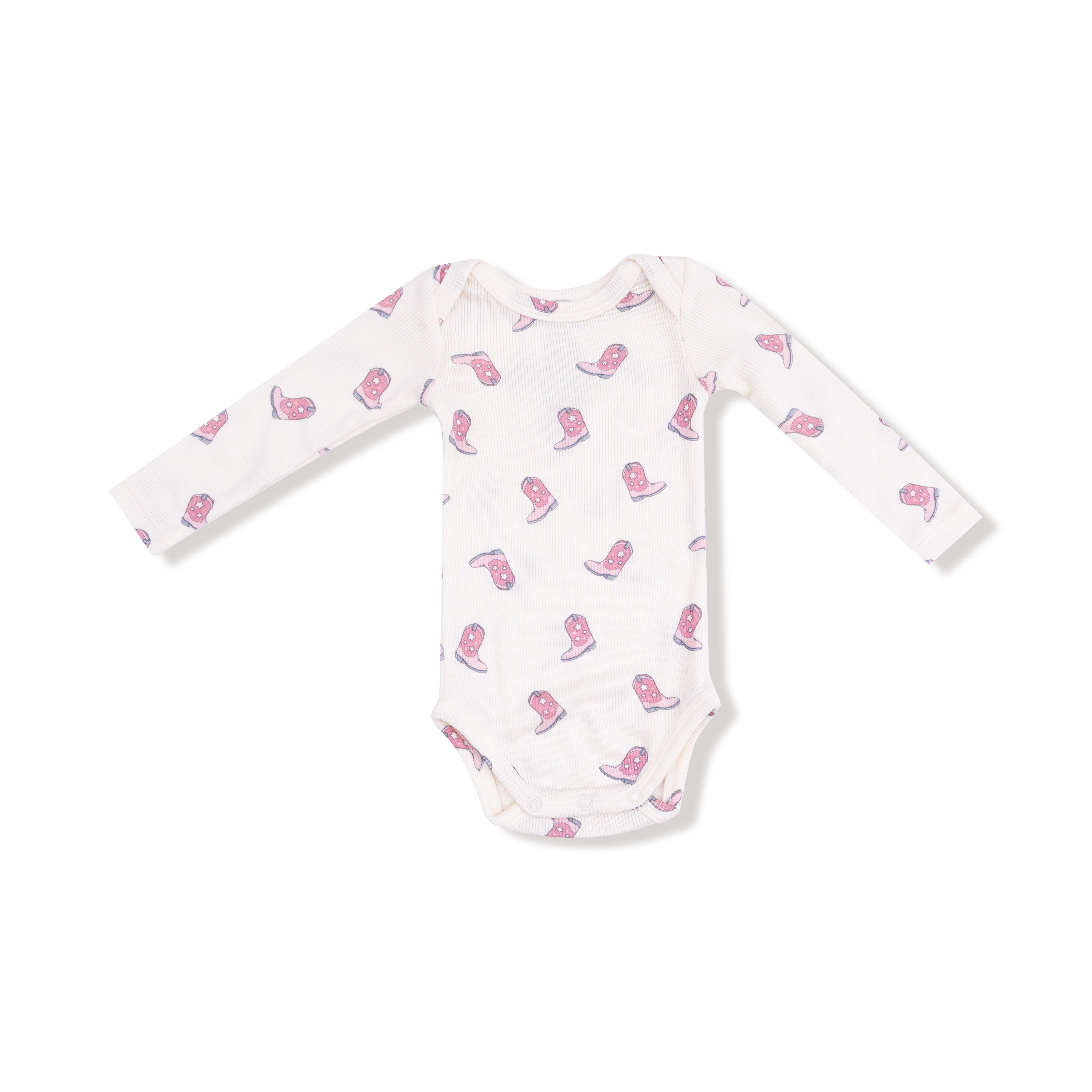 Petite Cowgirl Boots - Lap Shoulder Bodysuit
