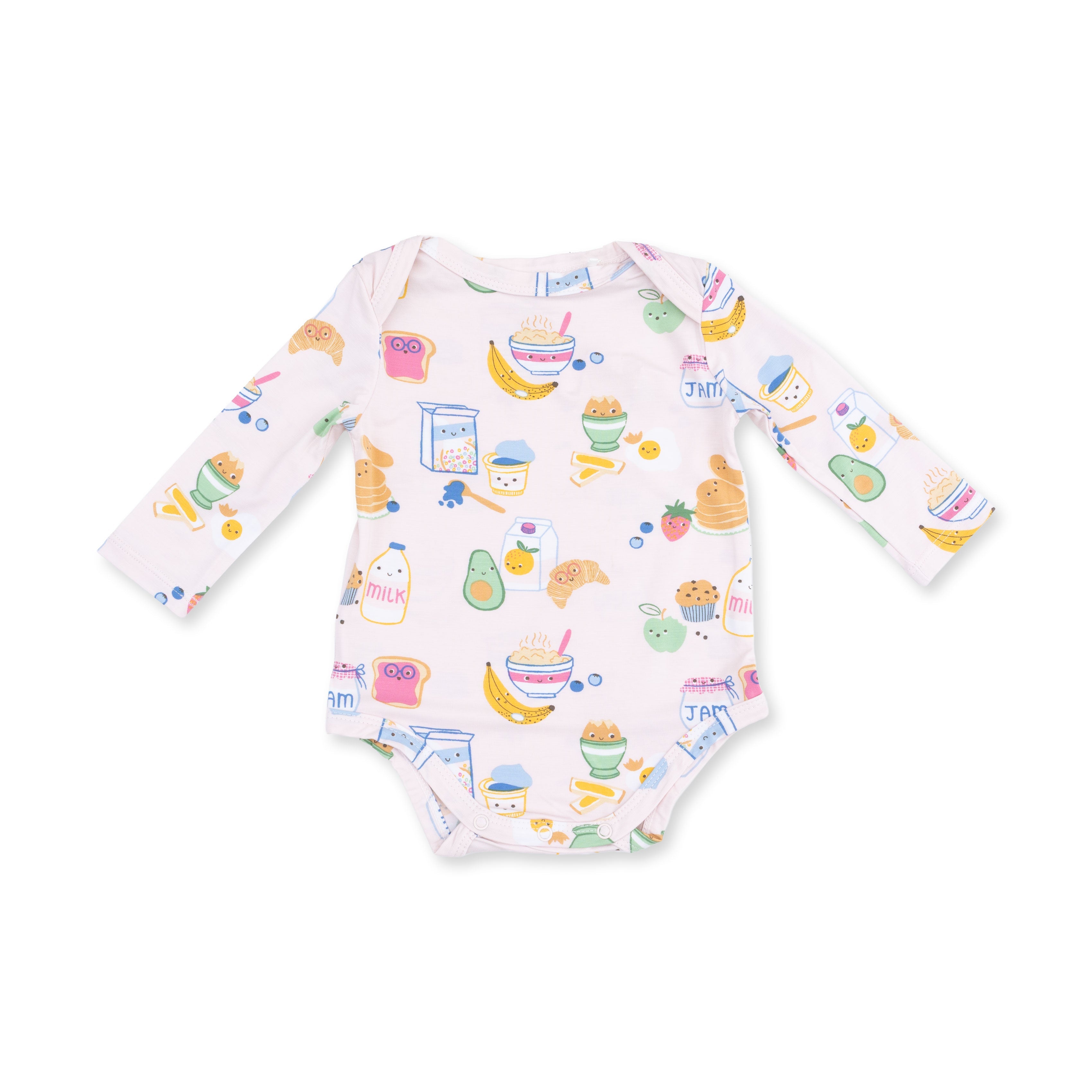 Breakfast Club Pink - Long Sleeve Bodysuit