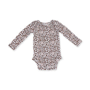 Leopard Rib - Lap Shoulder Bodysuit