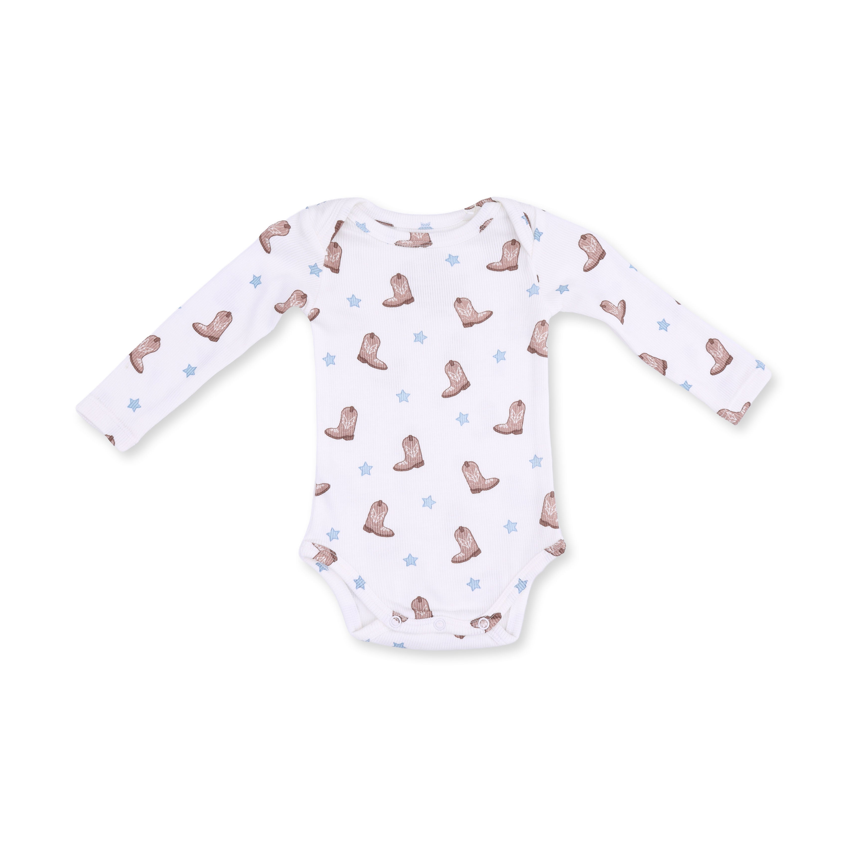 Mini Cowboy Boots - Long Sleeve Bodysuit