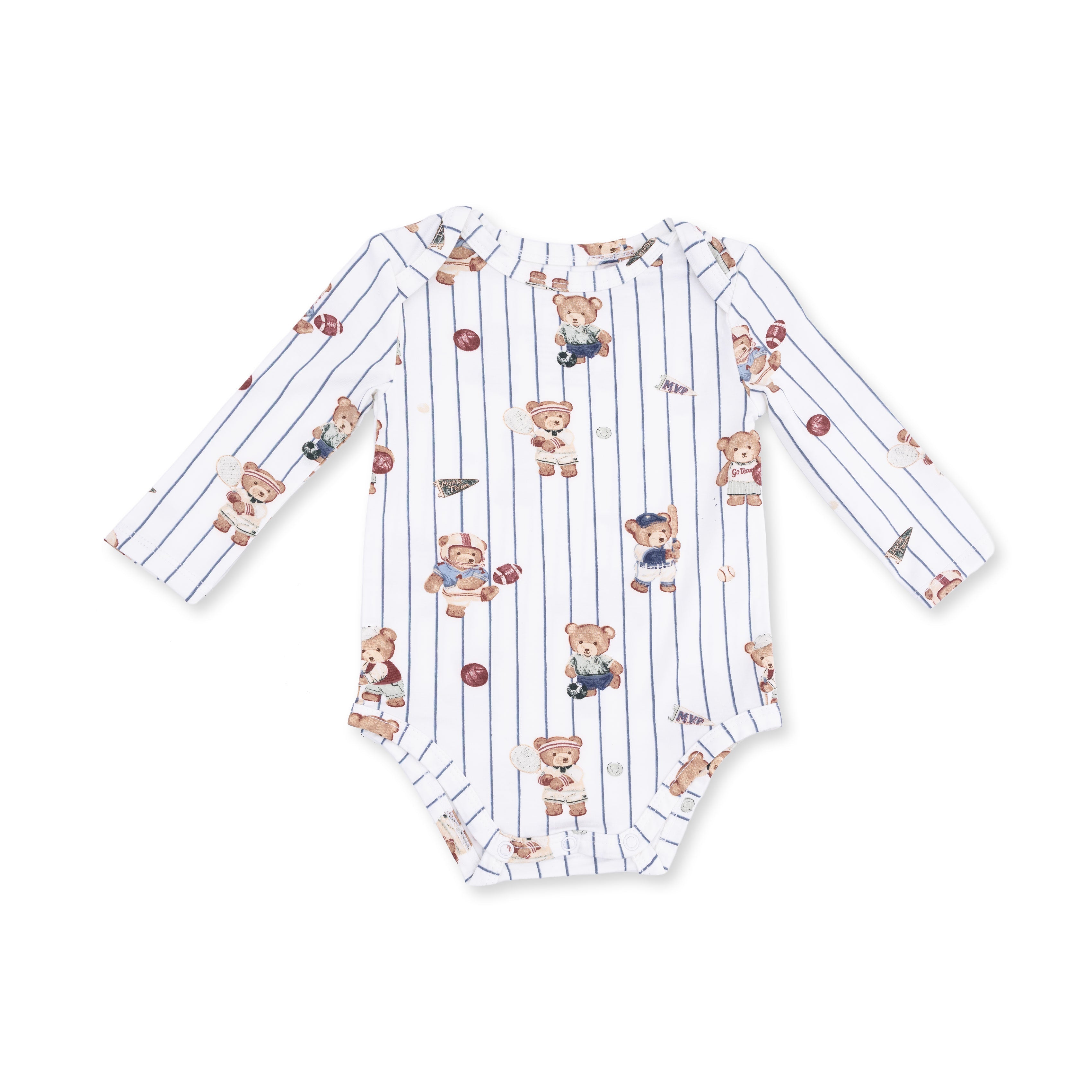 Mixed Sports Bears - Long Sleeve Bodysuit