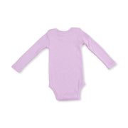 Solid Winsome Orchid - Long Sleeve Bodysuit