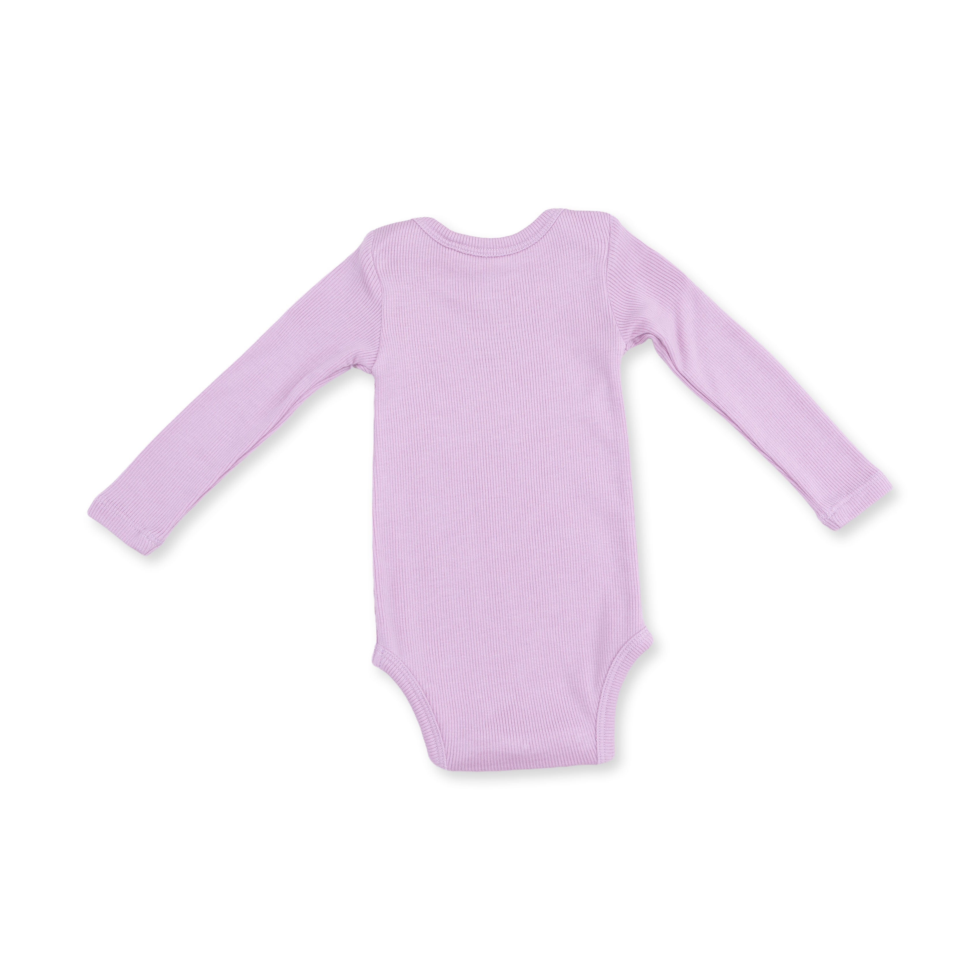 Solid Winsome Orchid - Long Sleeve Bodysuit
