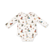Winter Sports Dogs Green - Long Sleeve Bodysuit