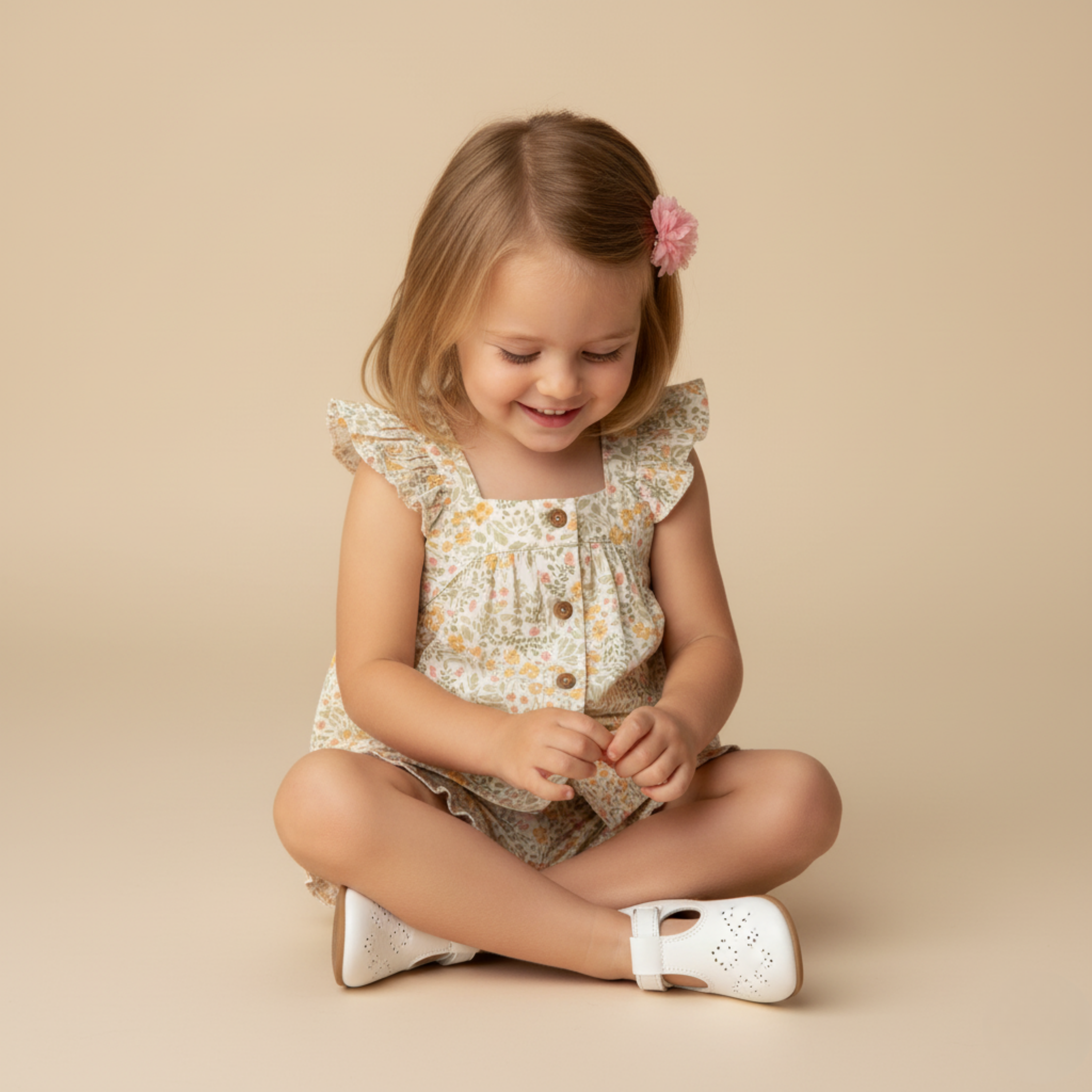 Organic Flutter Top & Shorts Set - Bloomfield