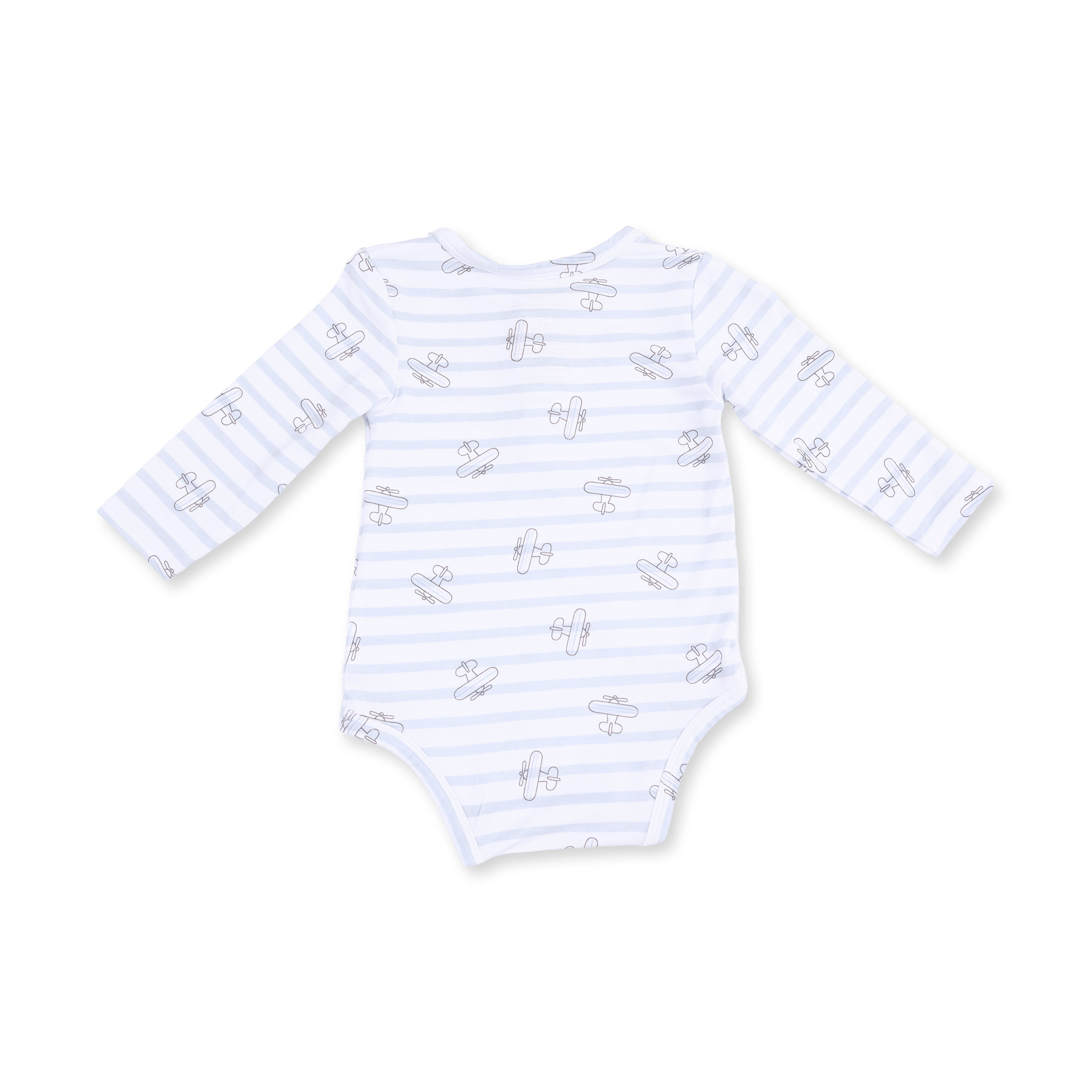 Airplane Stripe - Henley Bodysuit