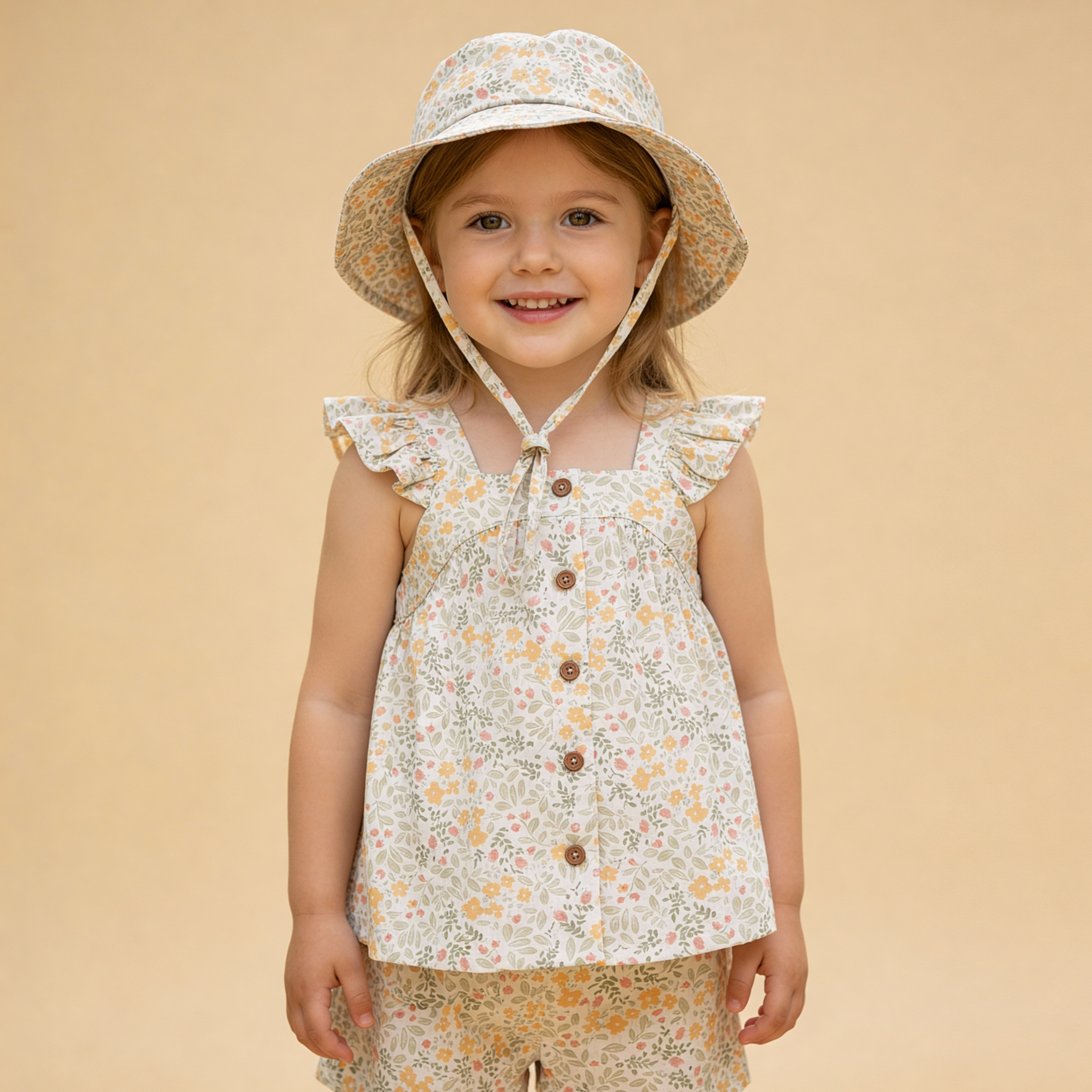Organic Bucket Sun Hat - Bloomfield