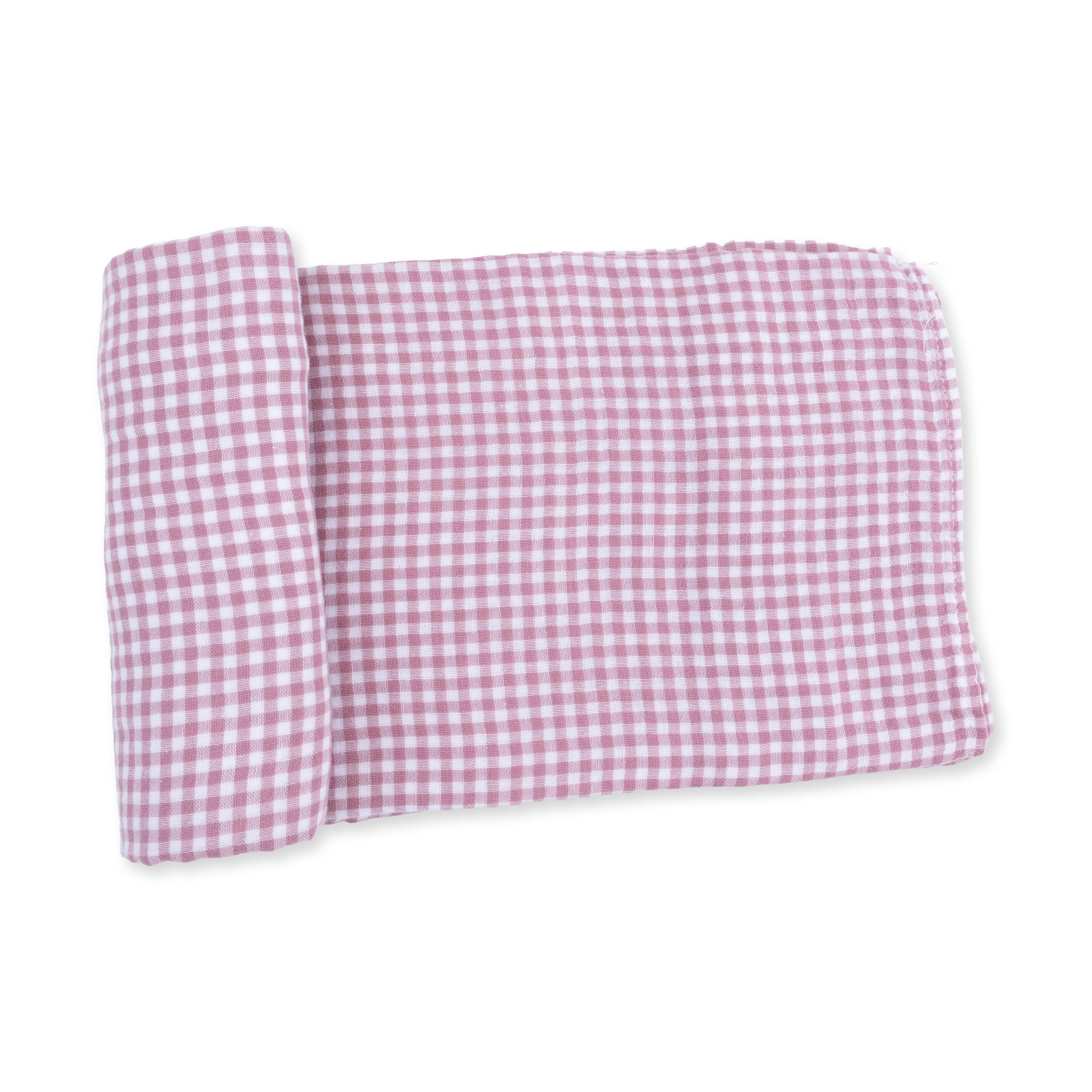 Berry Gingham - Swaddle Blanket