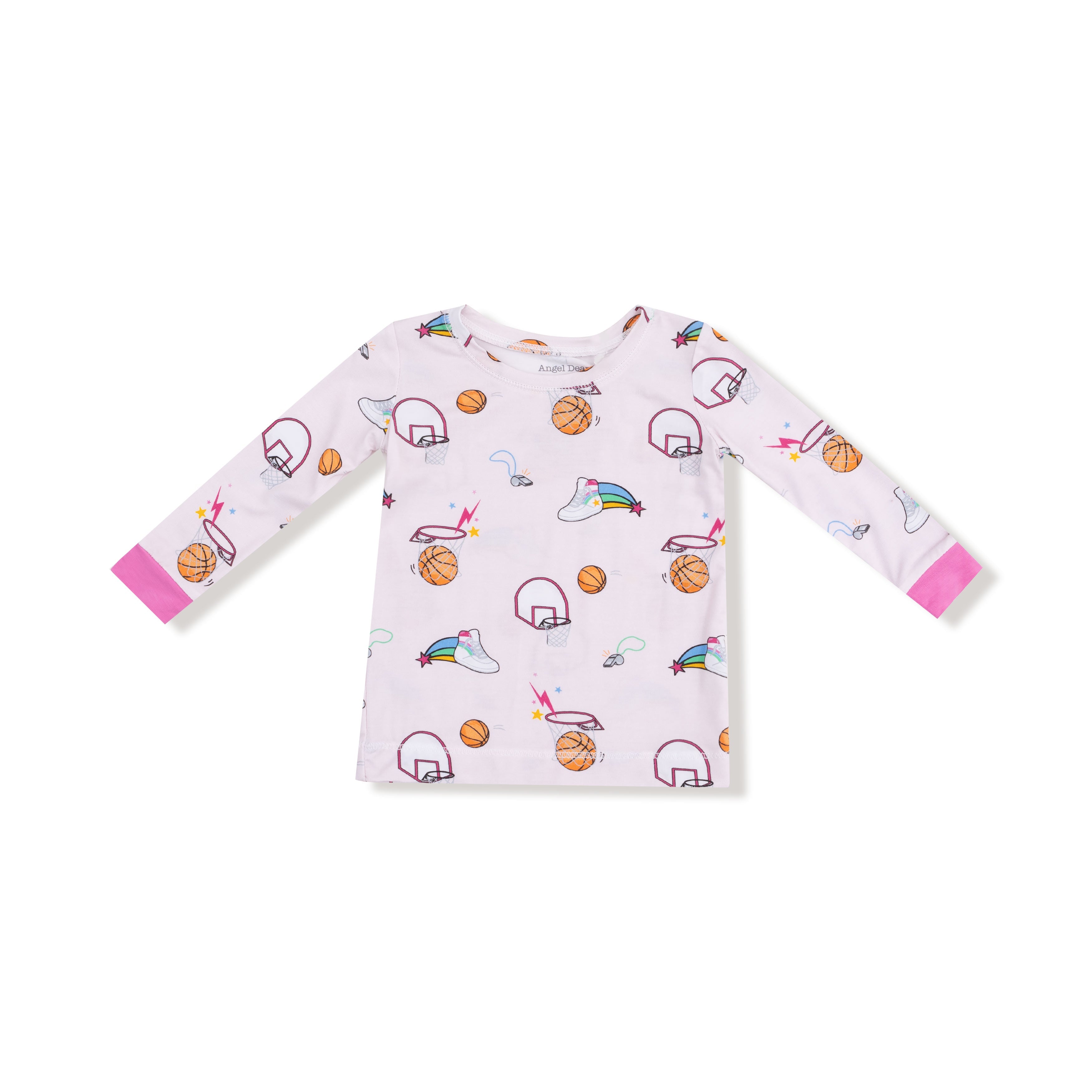 Basketball Pink - Long Sleeve Loungewear Set