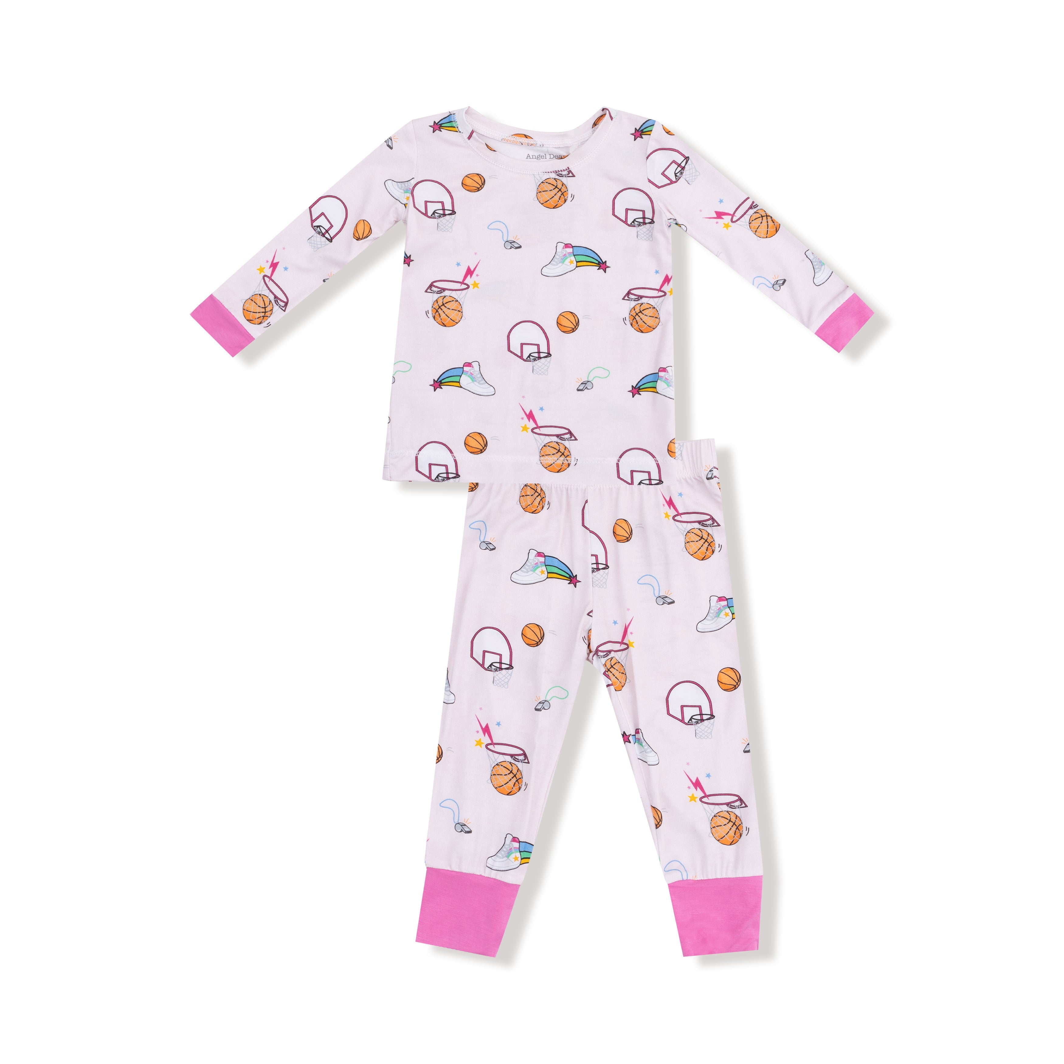 Basketball Pink - Long Sleeve Loungewear Set