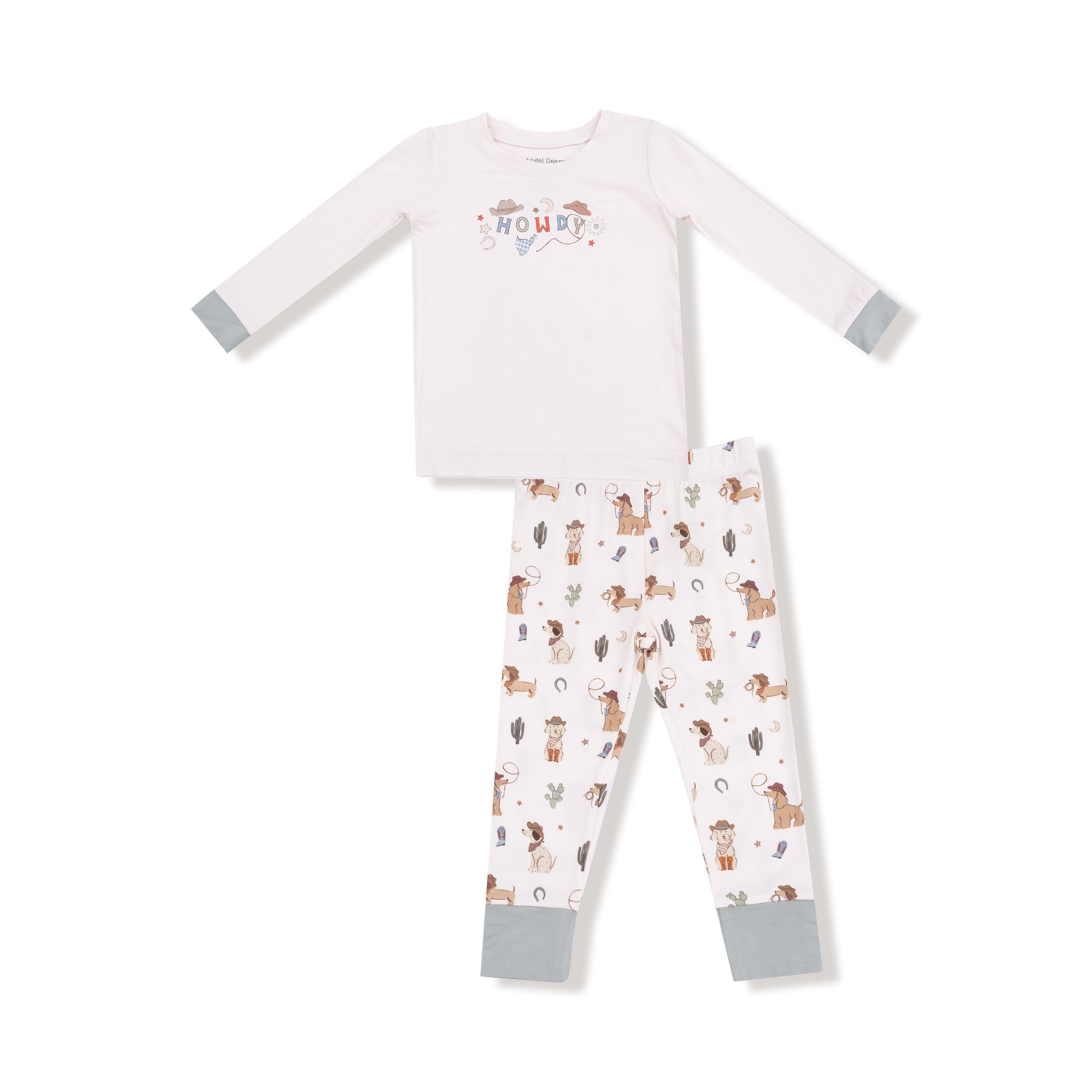 Cowboy Dogs - Long Sleeve Loungewear Set