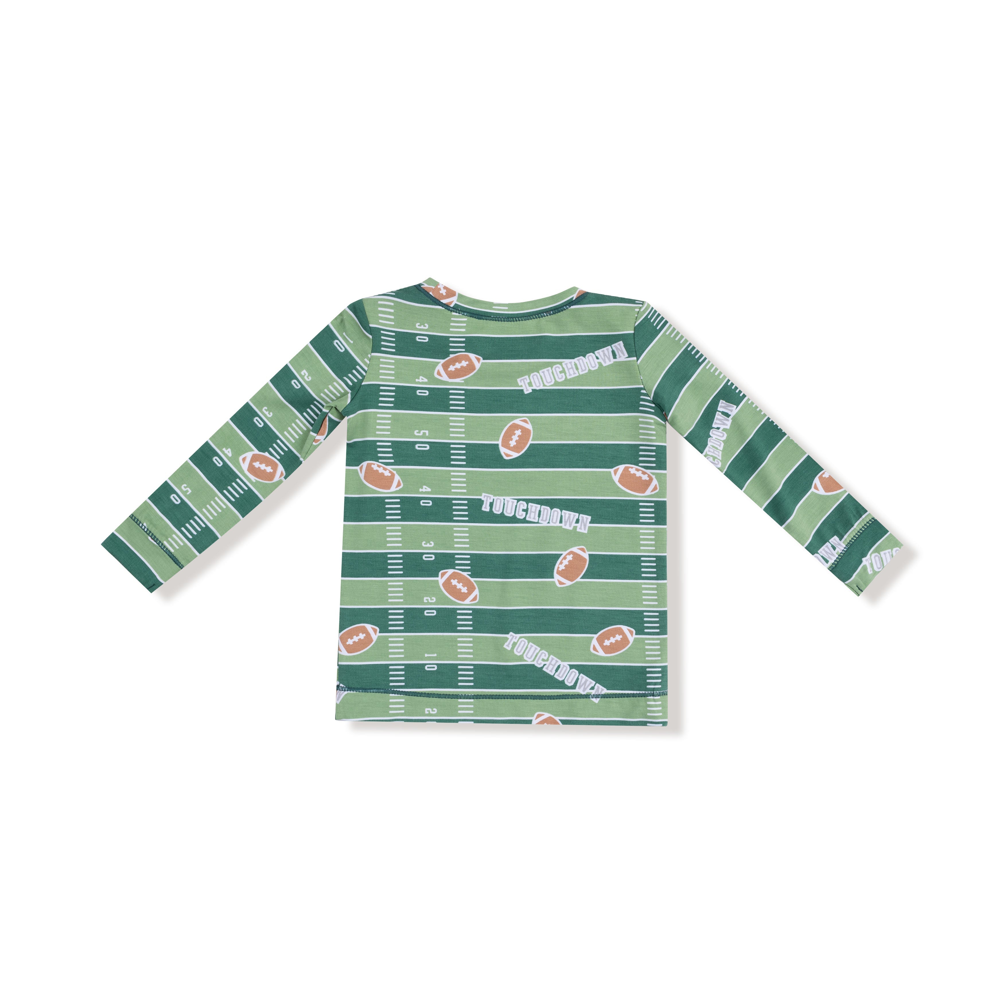 Football Field - Glow in the Dark - Long Sleeve Loungewear Set