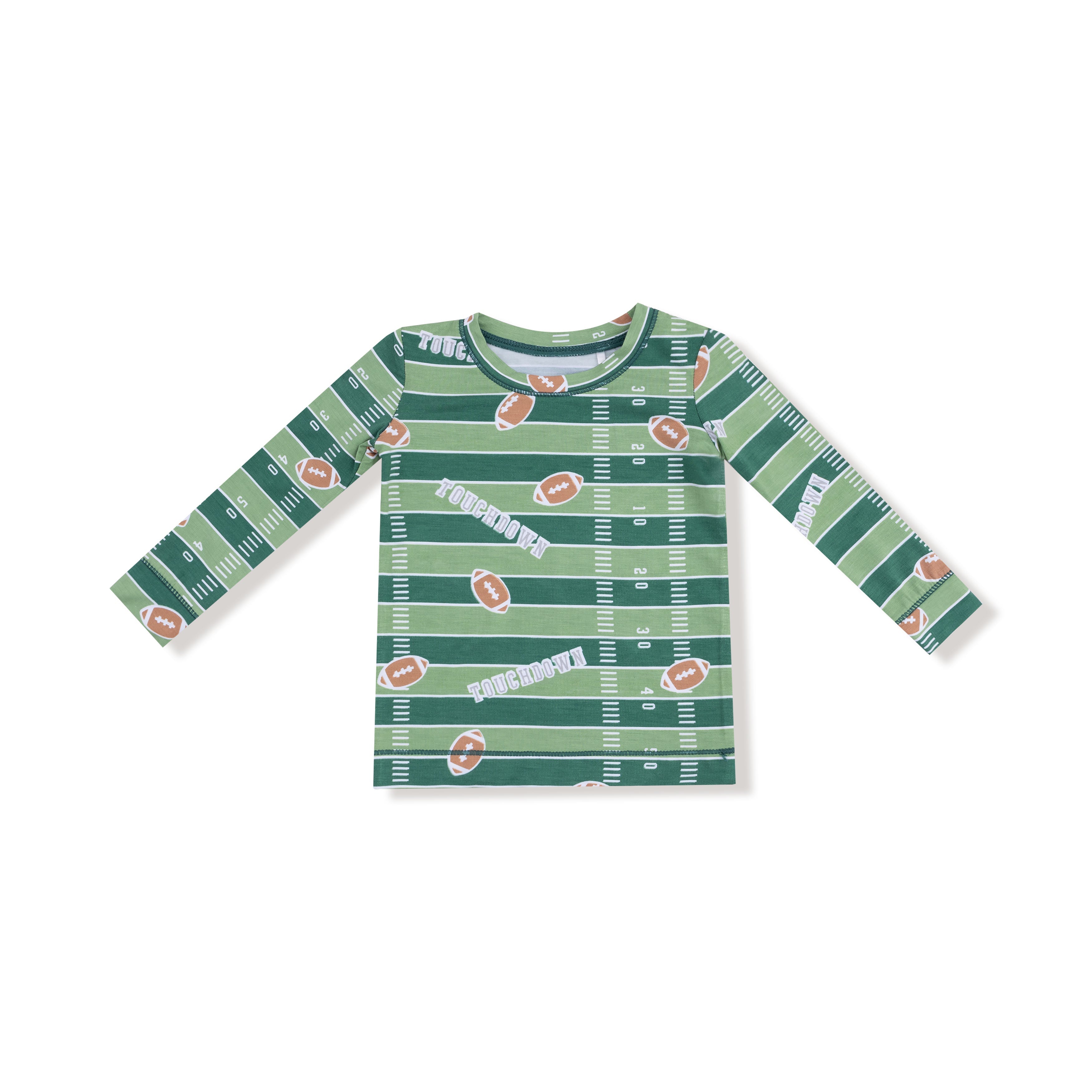 Football Field - Glow in the Dark - Long Sleeve Loungewear Set