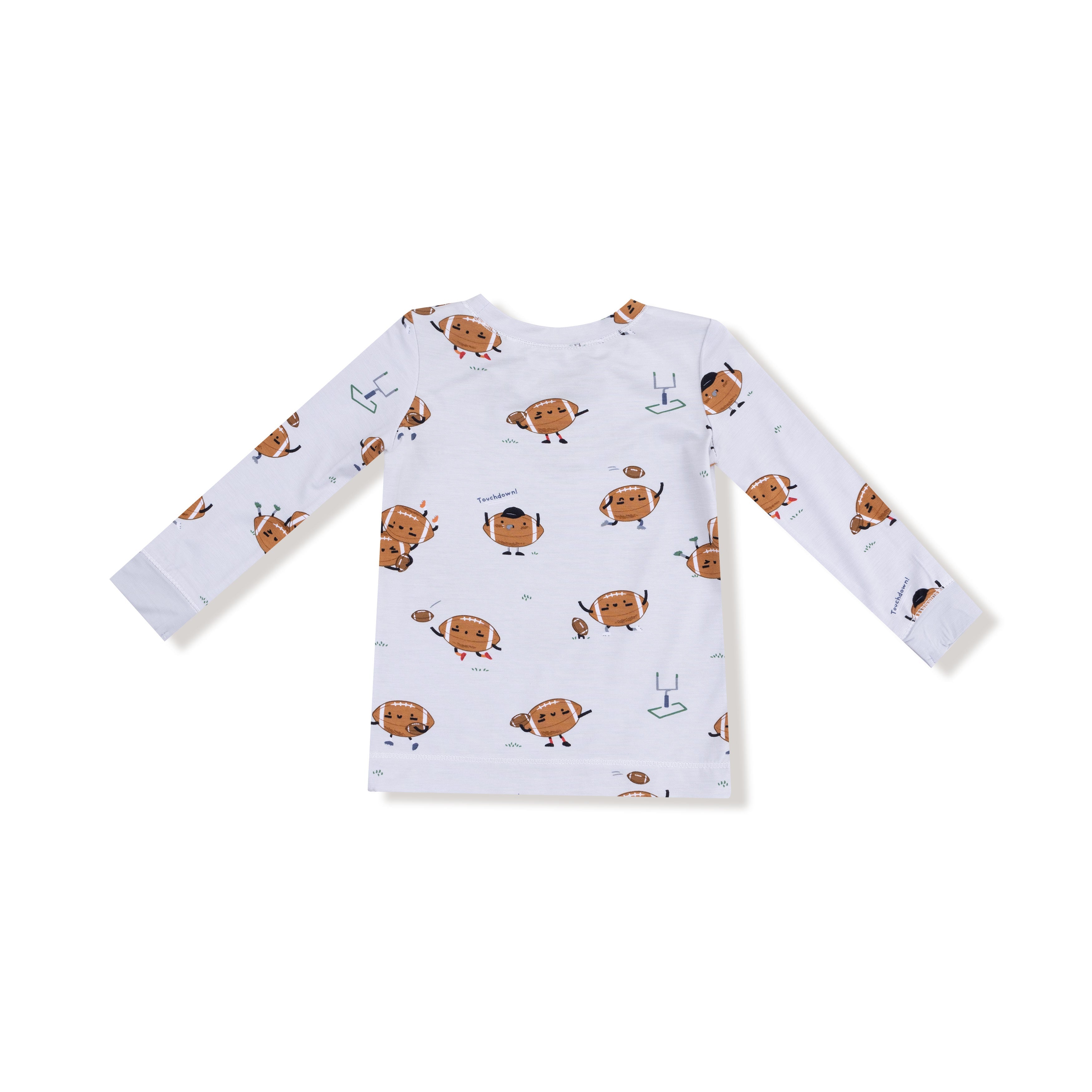 Footballs Playing Football - Long Sleeve Loungewear Set