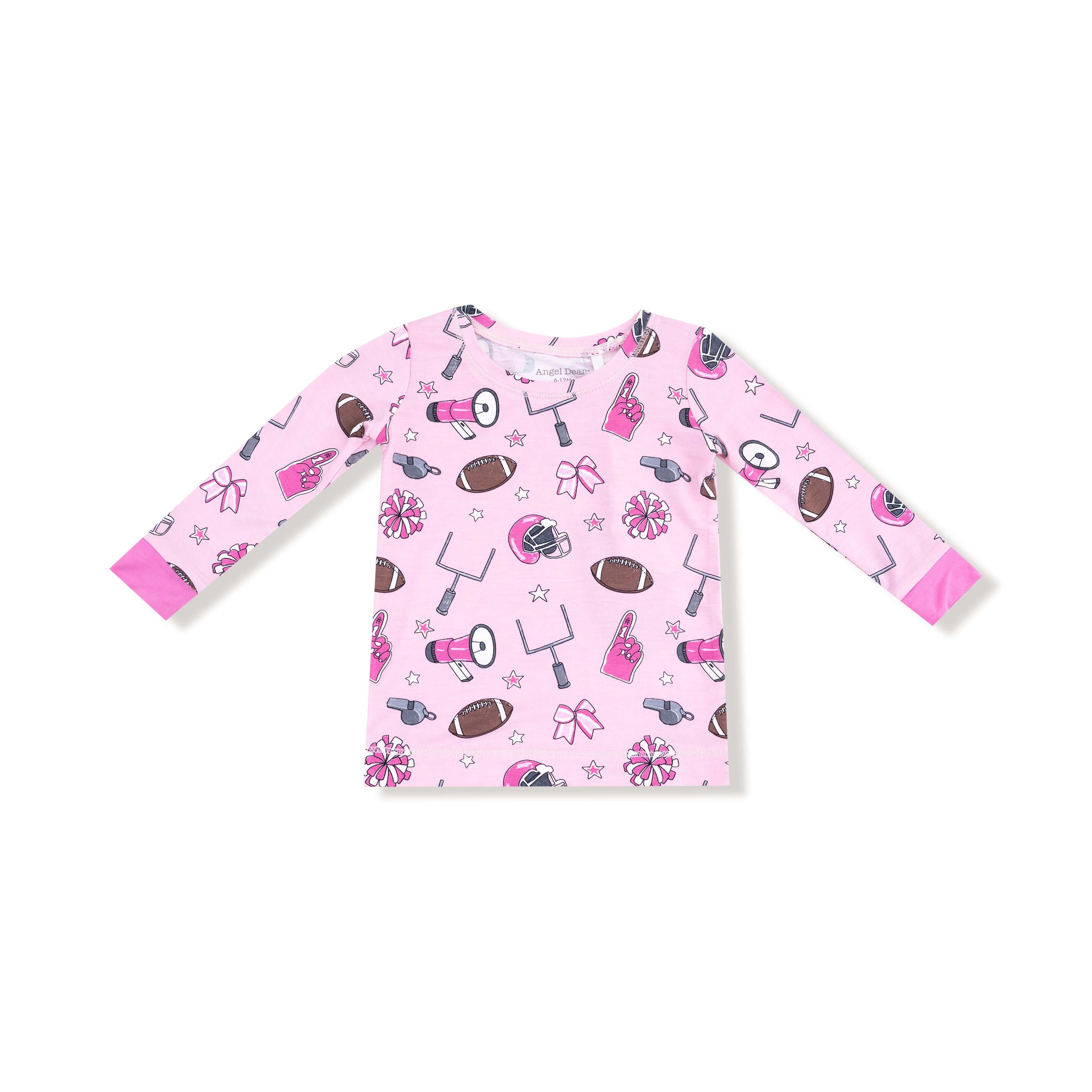 Game Day - Pink - Long Sleeve Loungewear Set