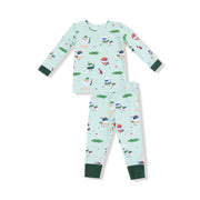Golf Pros - Green - Long Sleeve Loungewear Set