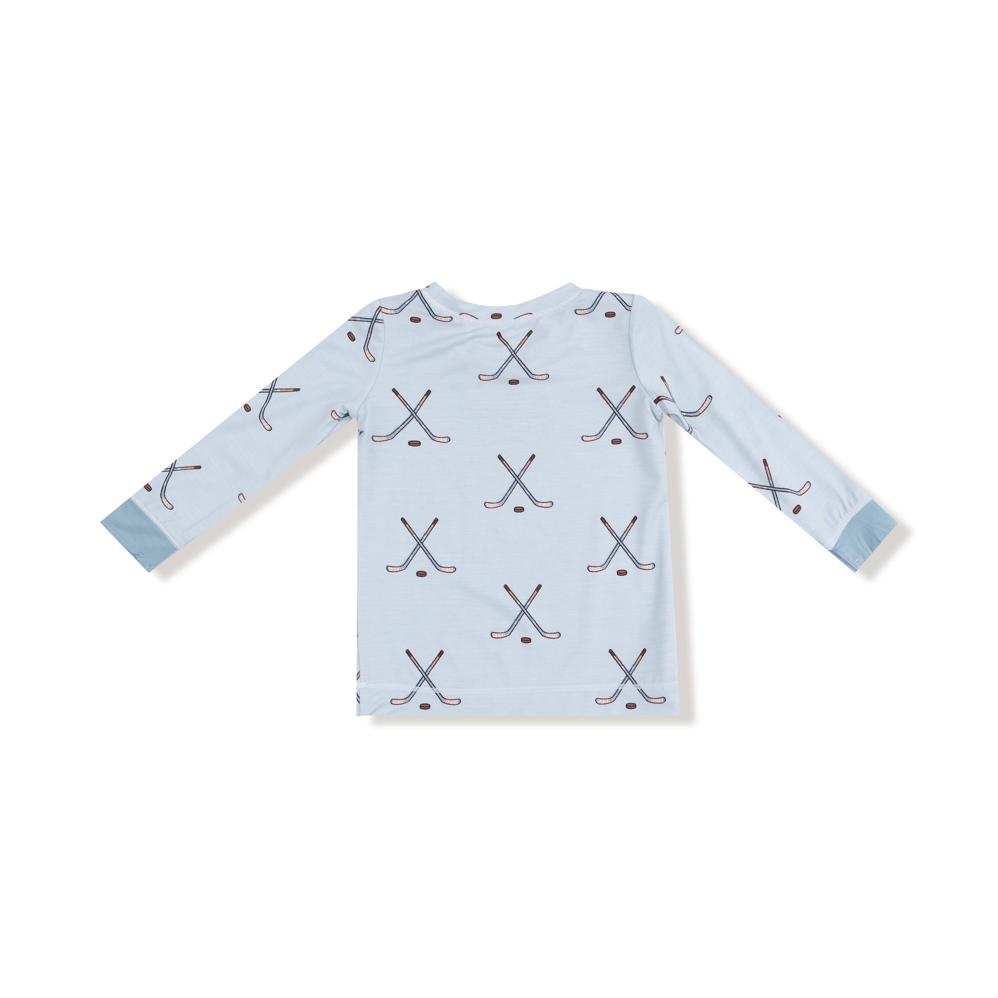 Hockey - Stone Blue - Long Sleeve Loungewear Set