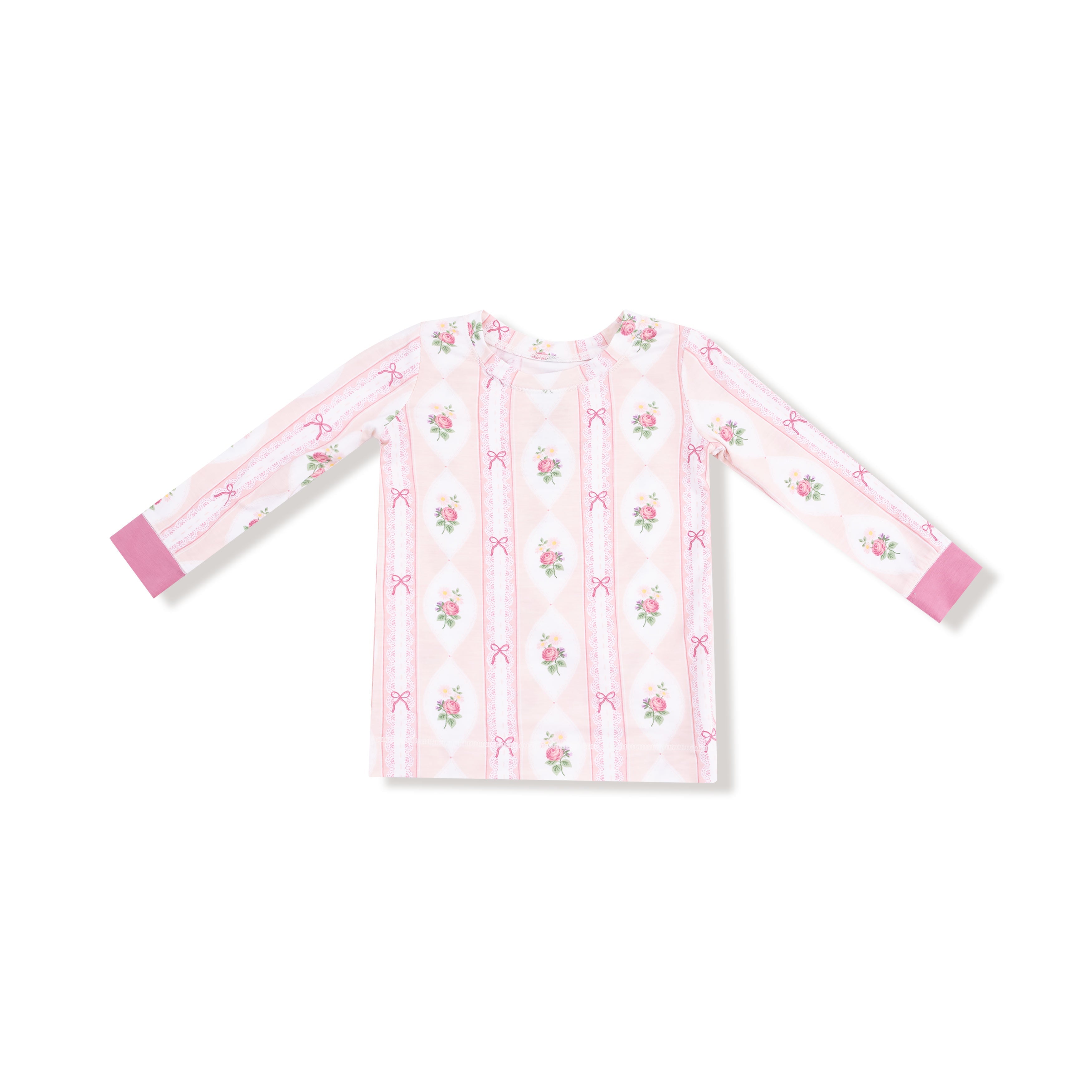 Ogee Lace Floral - Long Sleeve Loungewear Set