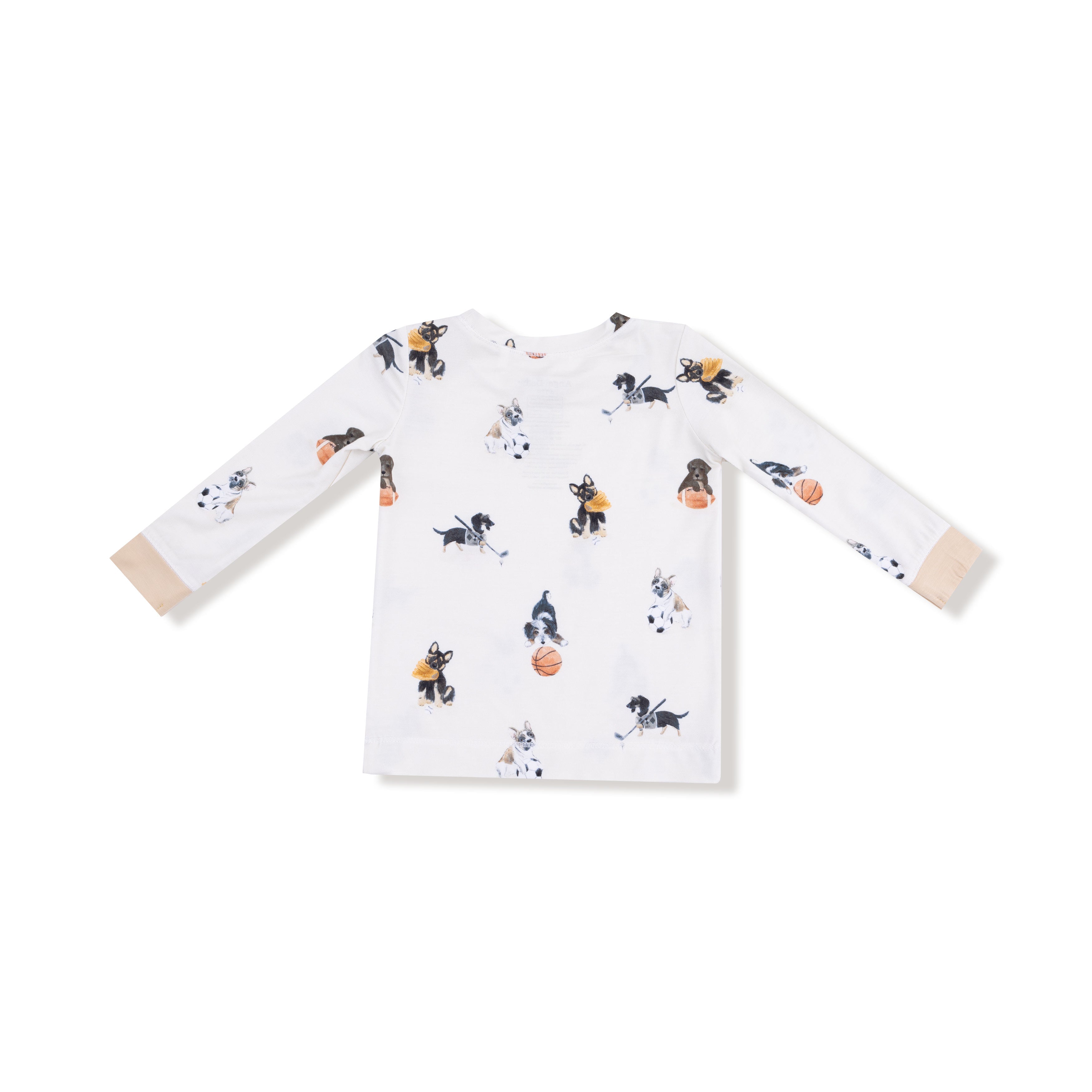 Sporty Puppies - Long Sleeve Loungewear Set