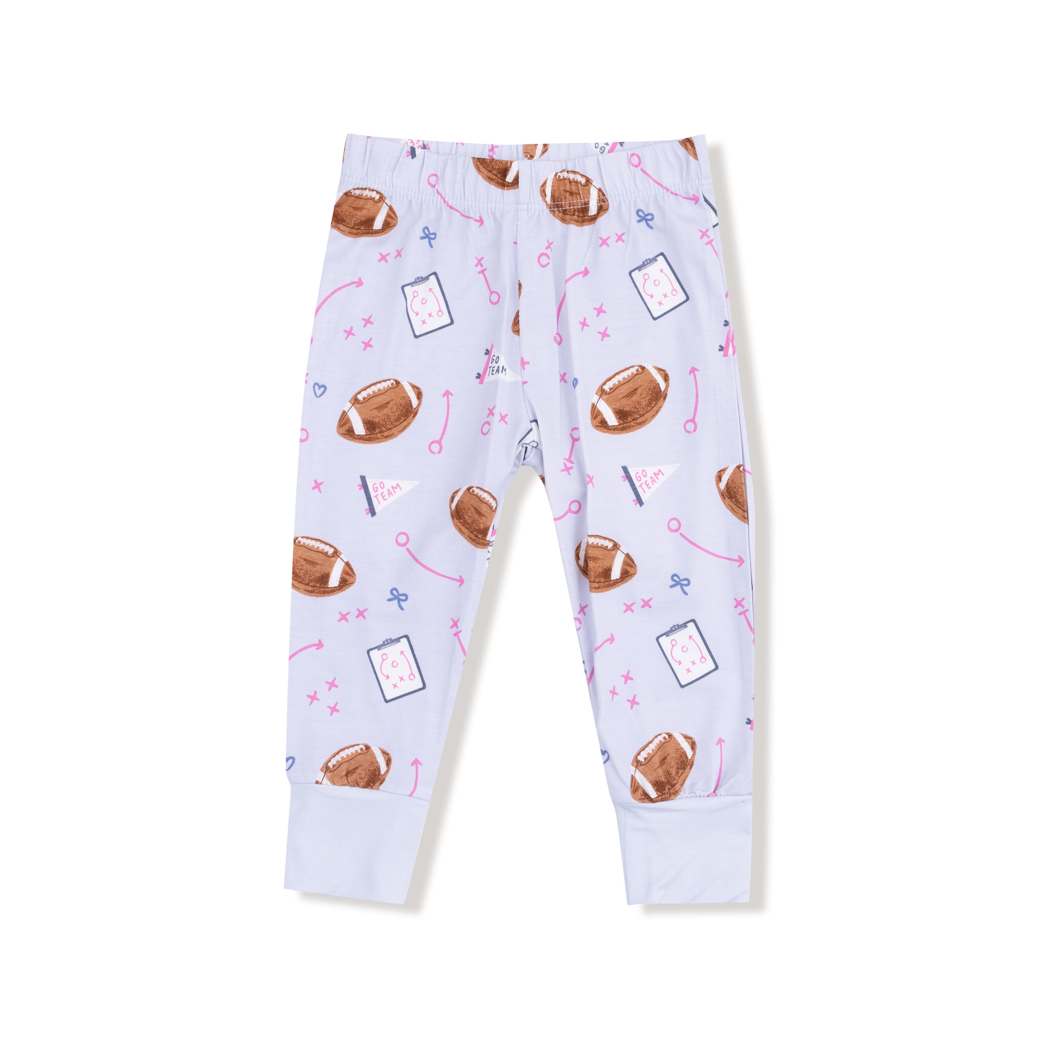 Touchdown Time - Lavender - Long Sleeve Loungewear Set