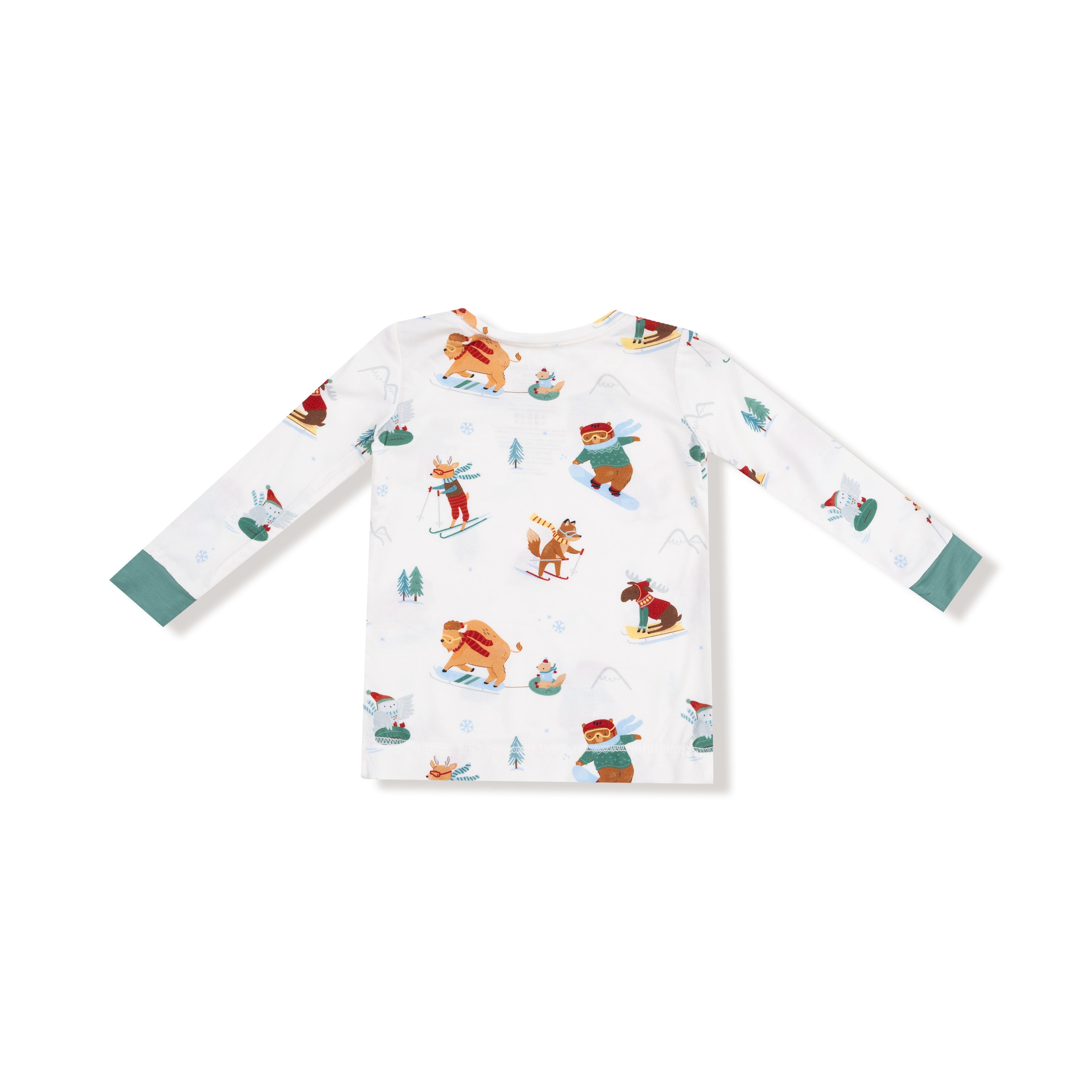 Winter Animal Sports - Long Sleeve Loungewear Set