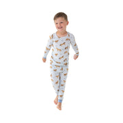 Horses - Blue - Long Sleeve Loungewear Set