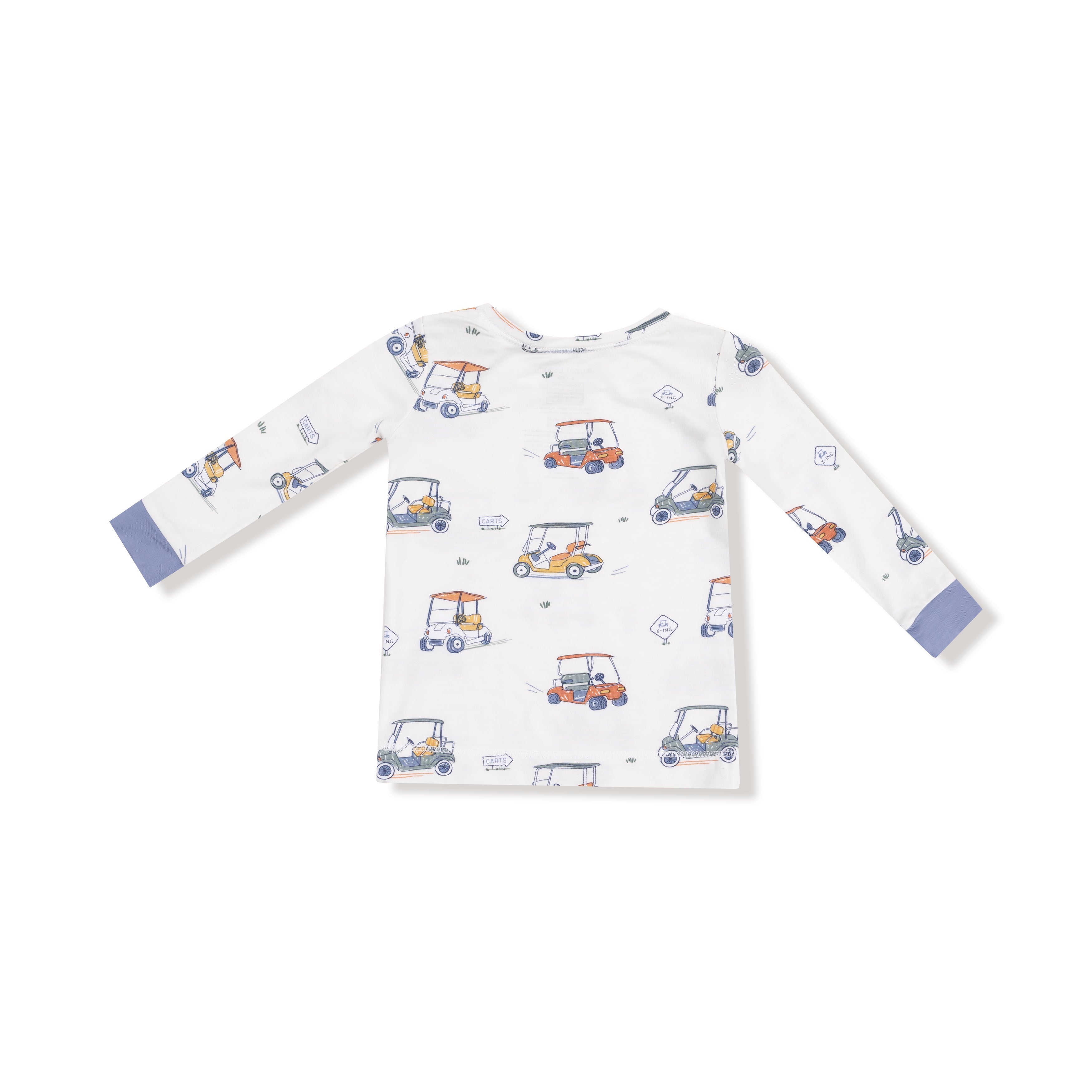 Zooming Golf Carts - Long Sleeve Loungewear Set