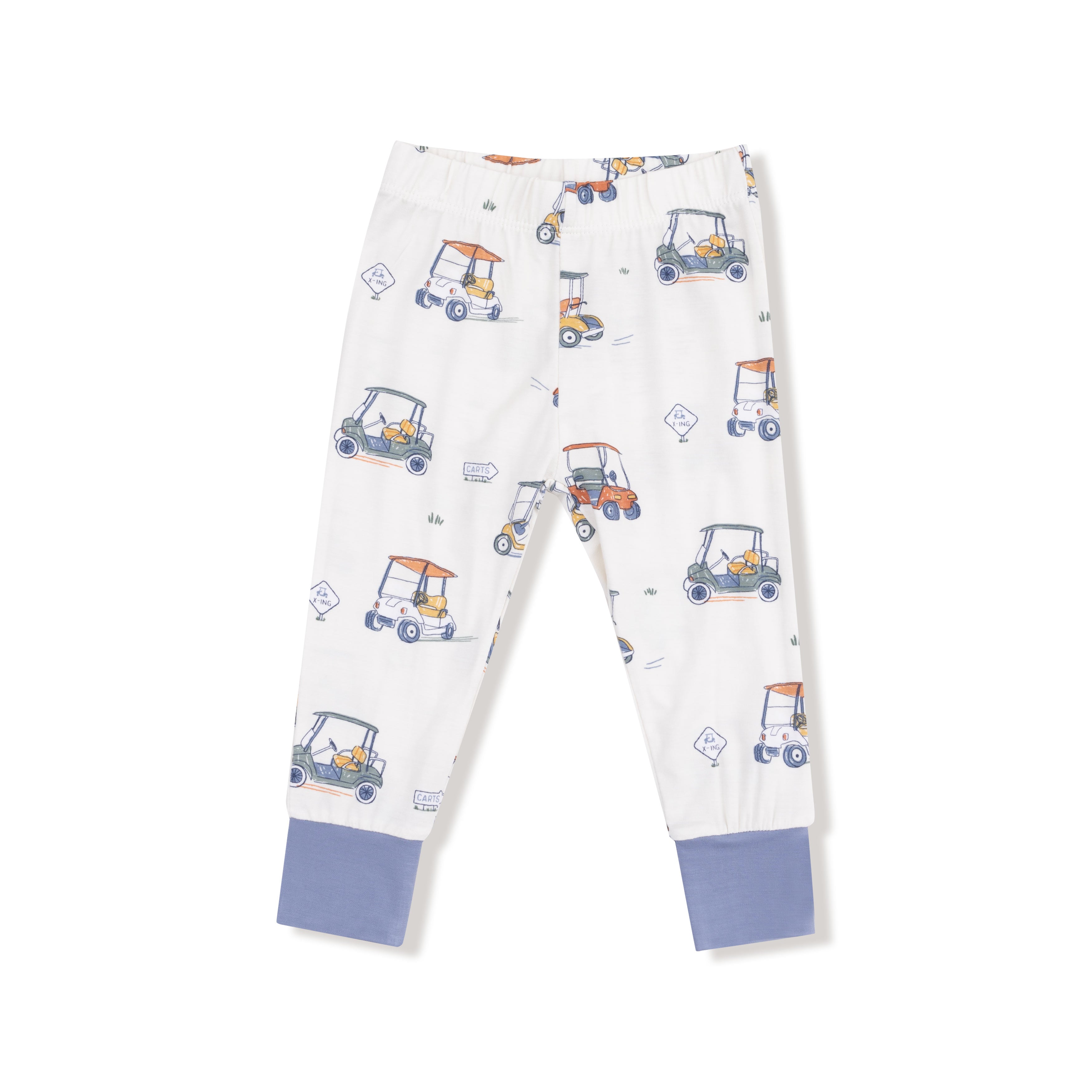 Zooming Golf Carts - Long Sleeve Loungewear Set