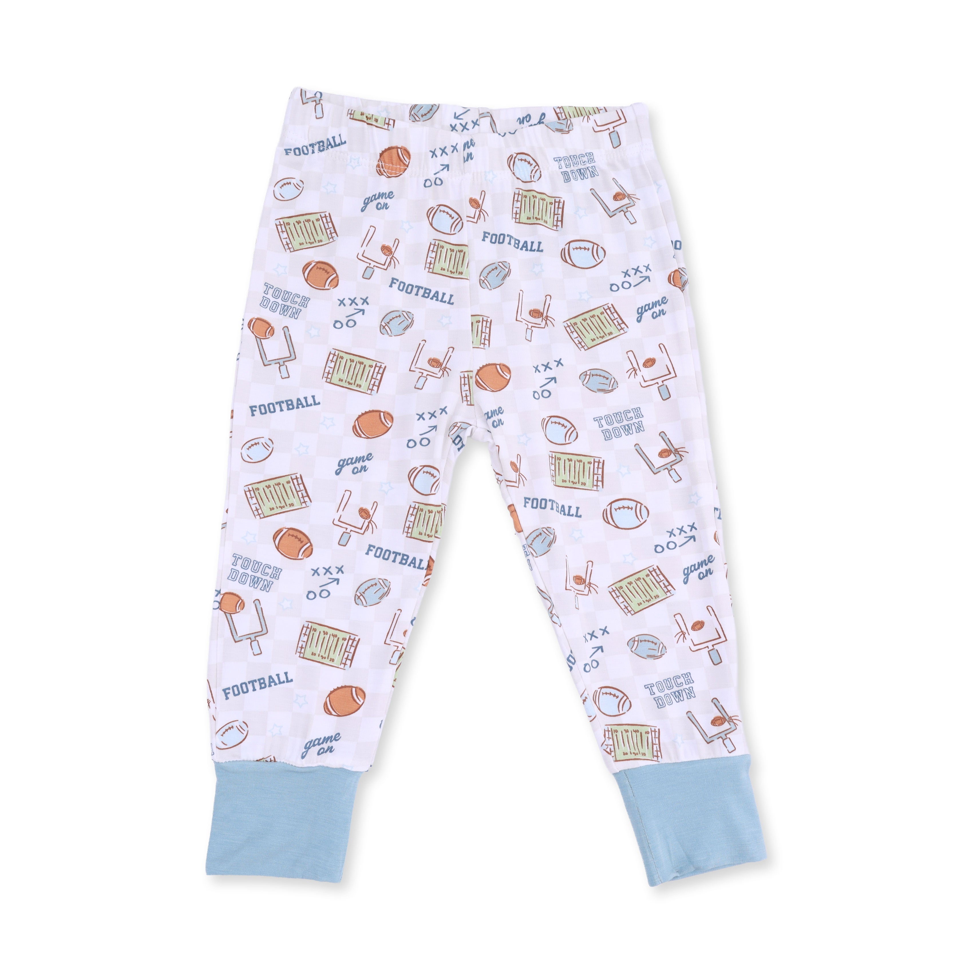 Football Check - Long Sleeve Loungewear Set