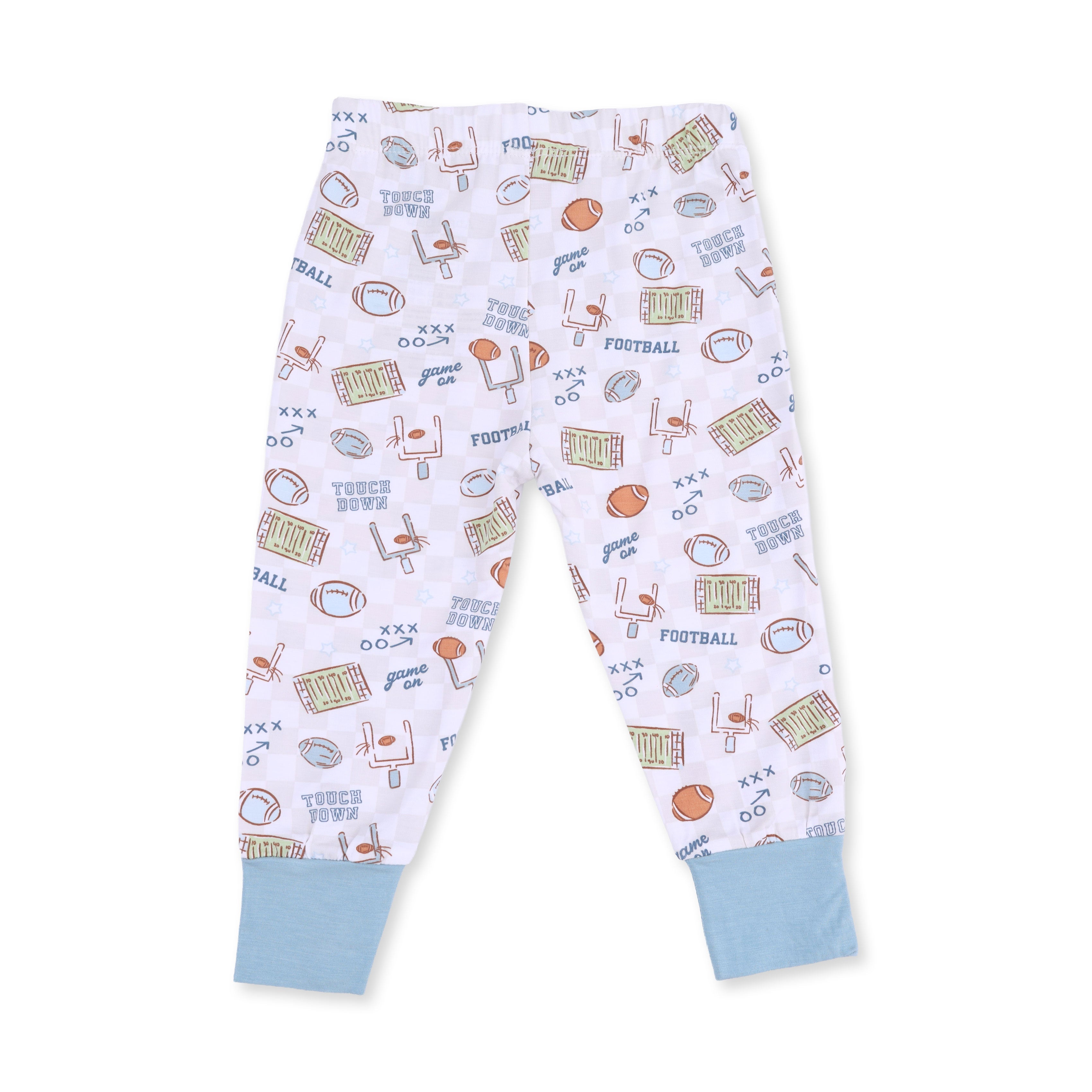 Football Check - Long Sleeve Loungewear Set