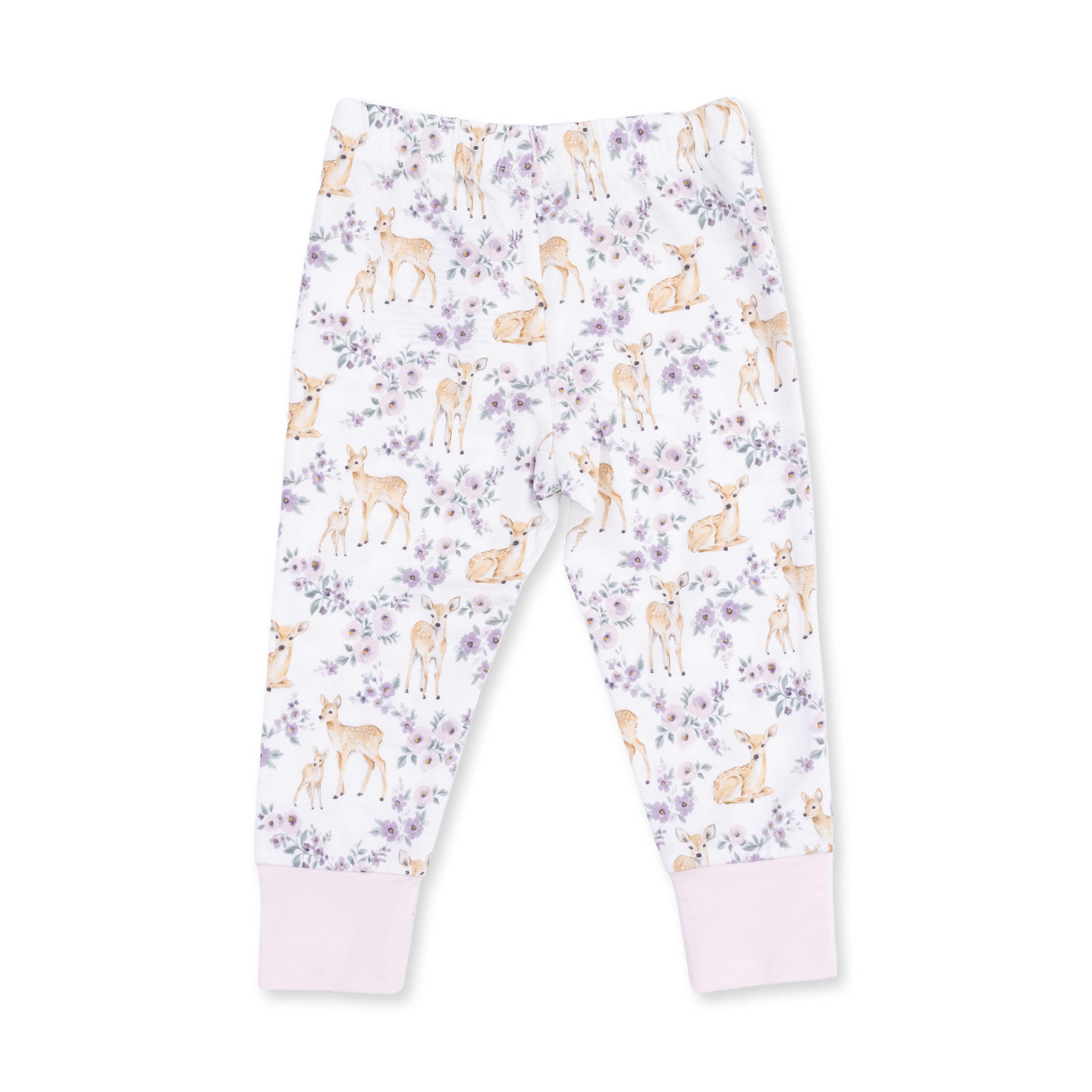 Floral Deer - Long Sleeve Loungewear Set