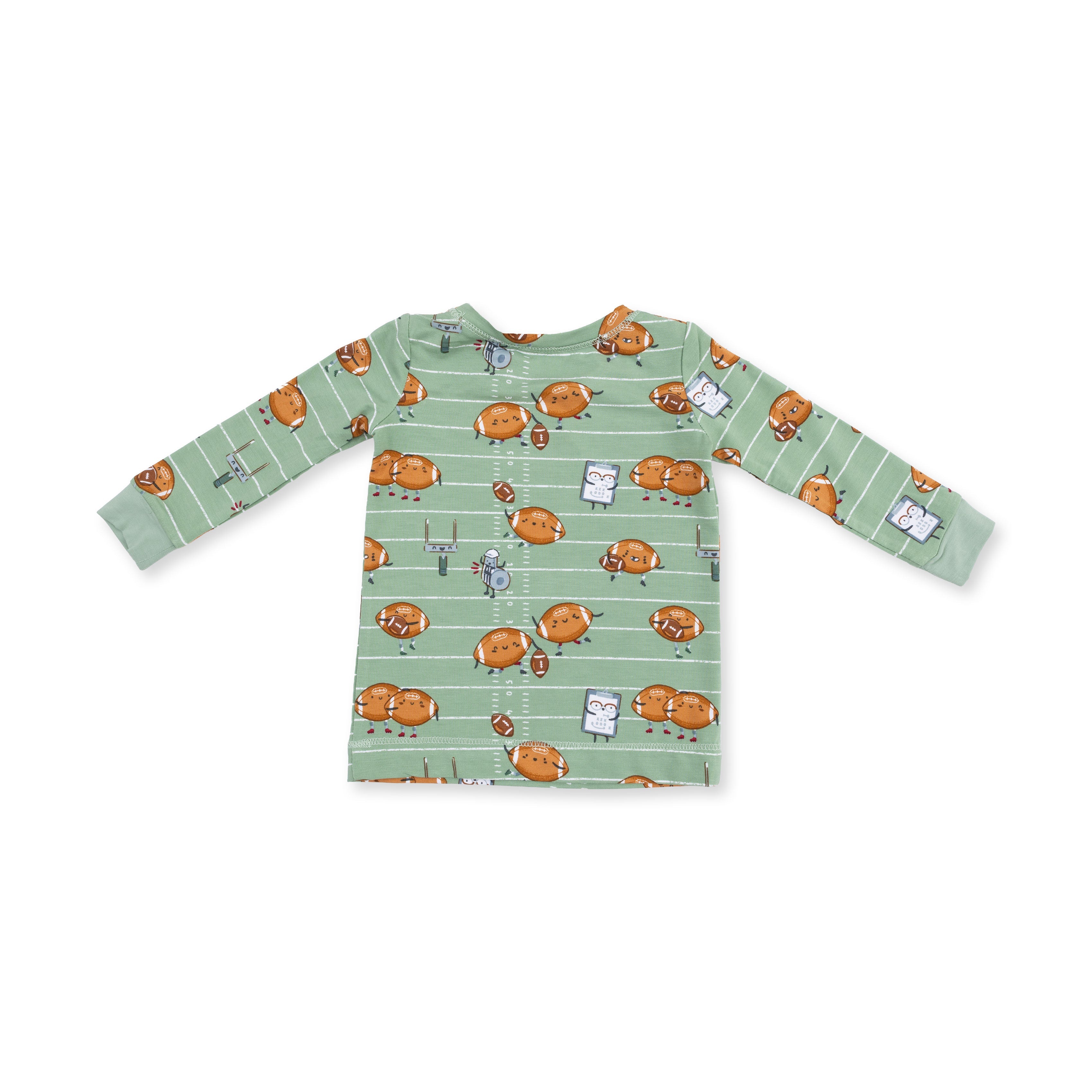 Footballs Playing Football - Long Sleeve Loungewear Set