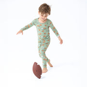 Footballs Playing Football - Long Sleeve Loungewear Set