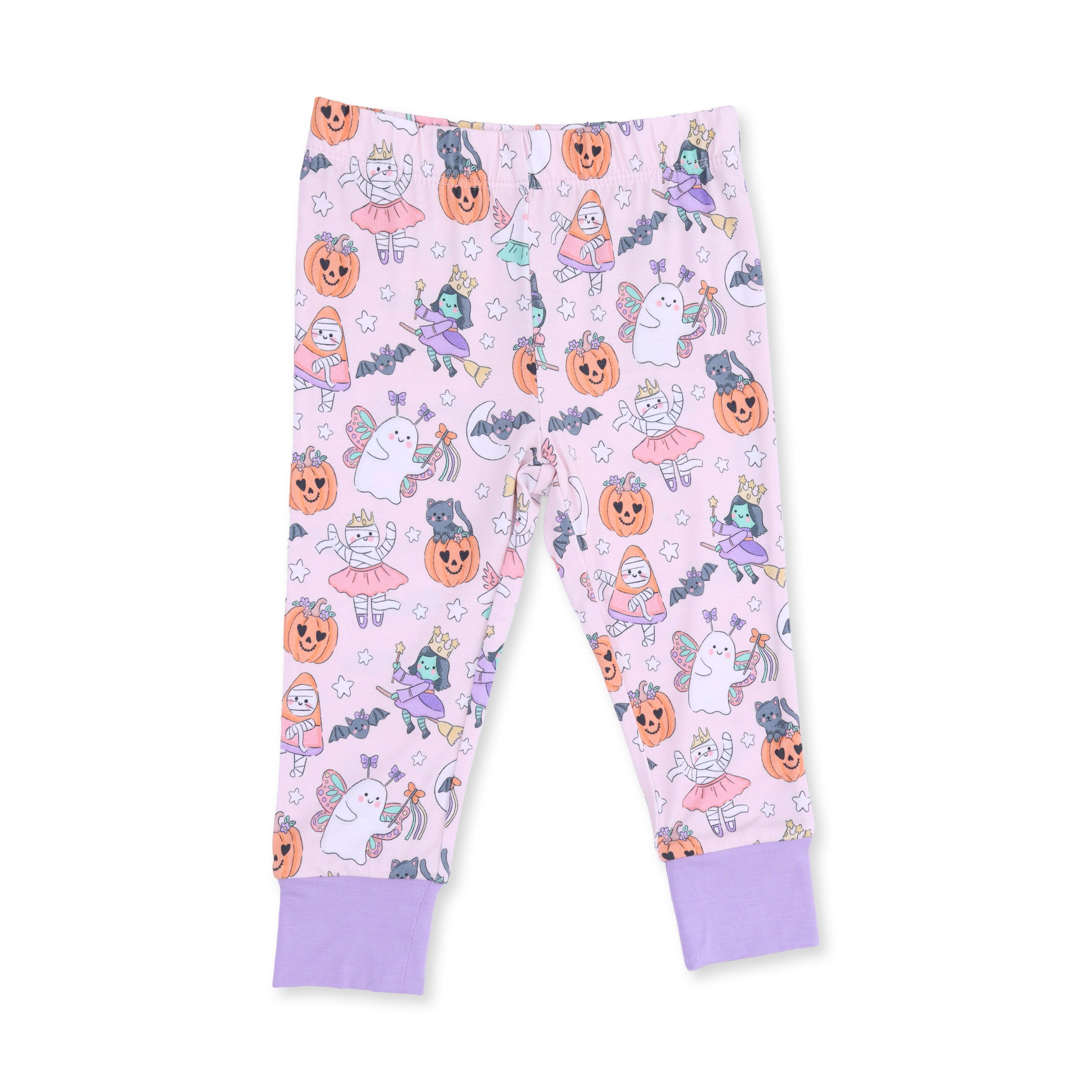 Halloween Monster Dress Up Pink - Long Sleeve Loungewear Set